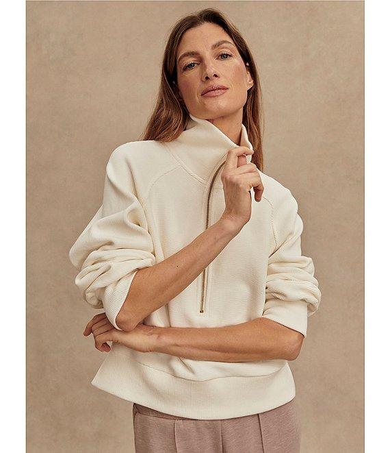 Varley Milano Mock Neck Long Sleeve Half Zip Pullover Product Image