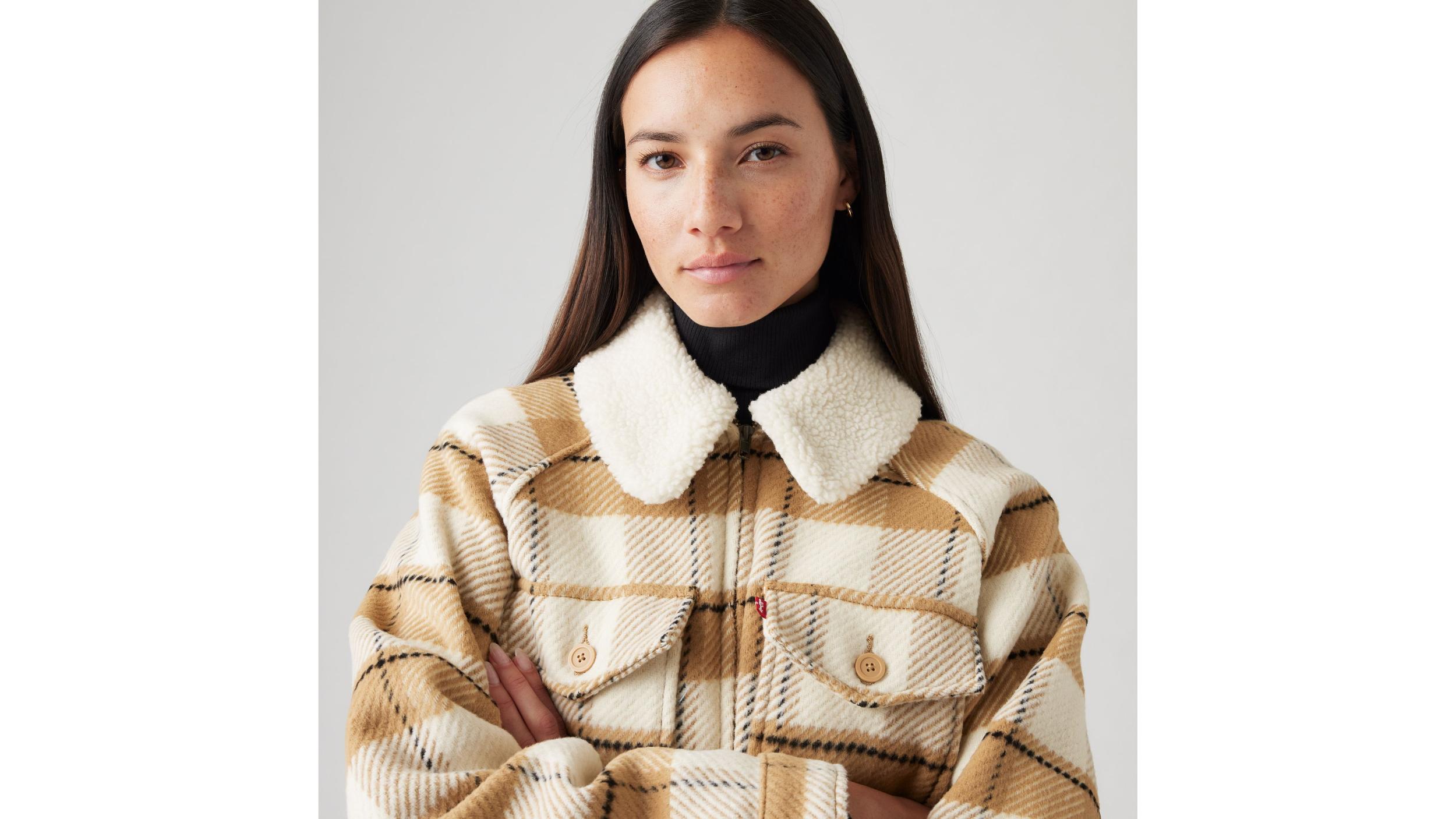 Shrunken '90s Flannel Jacket Product Image