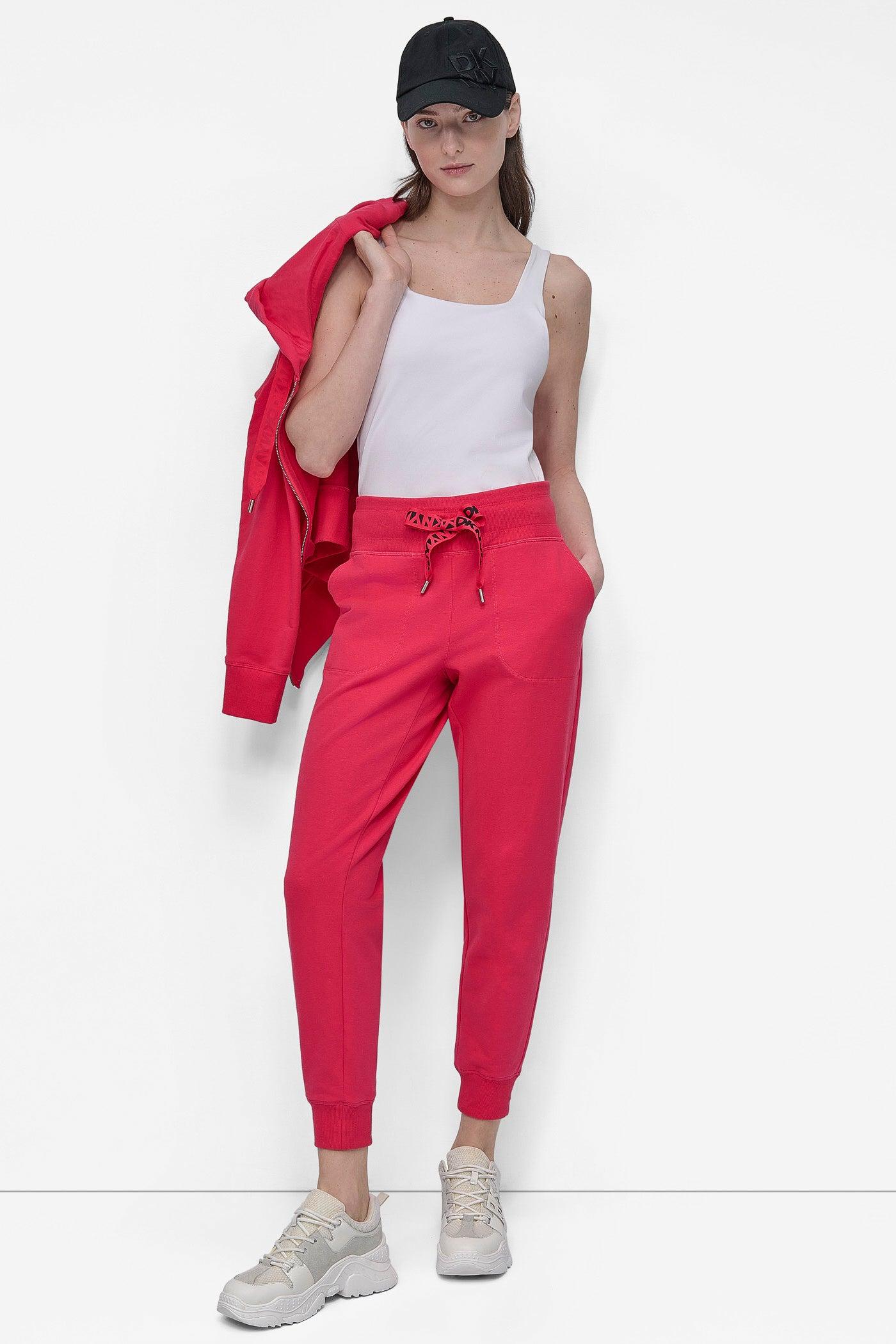 HIGH-RISE LOGO DRAWSTRING JOGGER Product Image