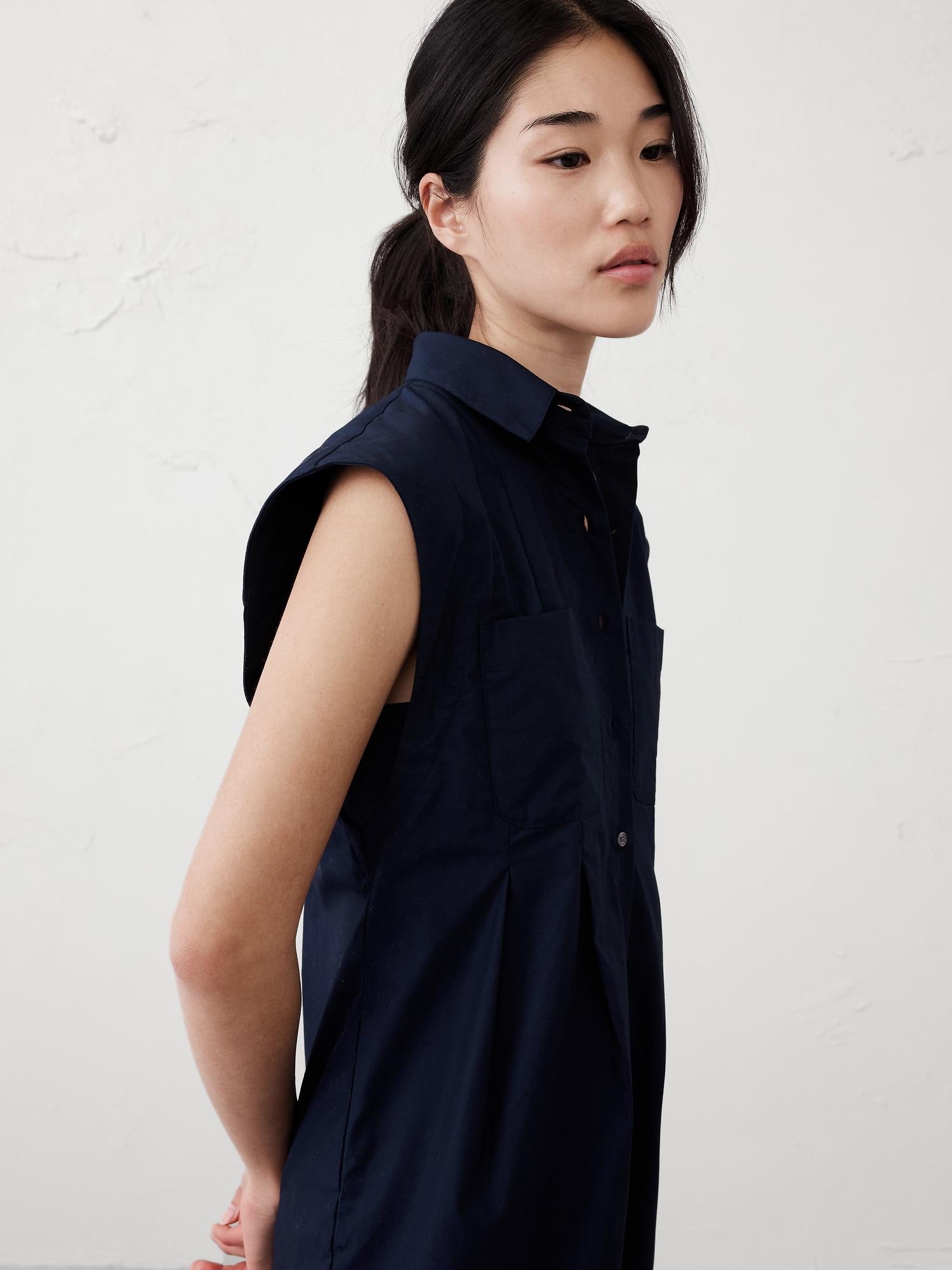 Poplin Utility Mini Shirtdress Product Image