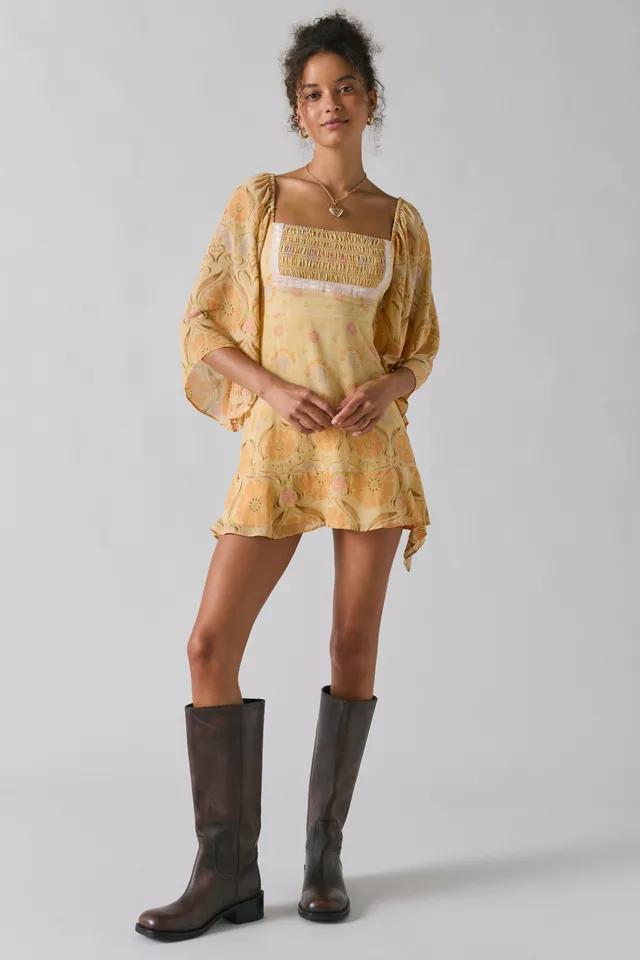 Kimchi Blue Ellis Bell Sleeve Milkmaid Mini Dress Product Image