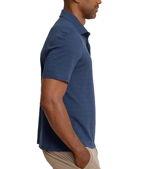 Southern Tide Woodland Covered Placket Short Sleeve Polo Shirt Product Image