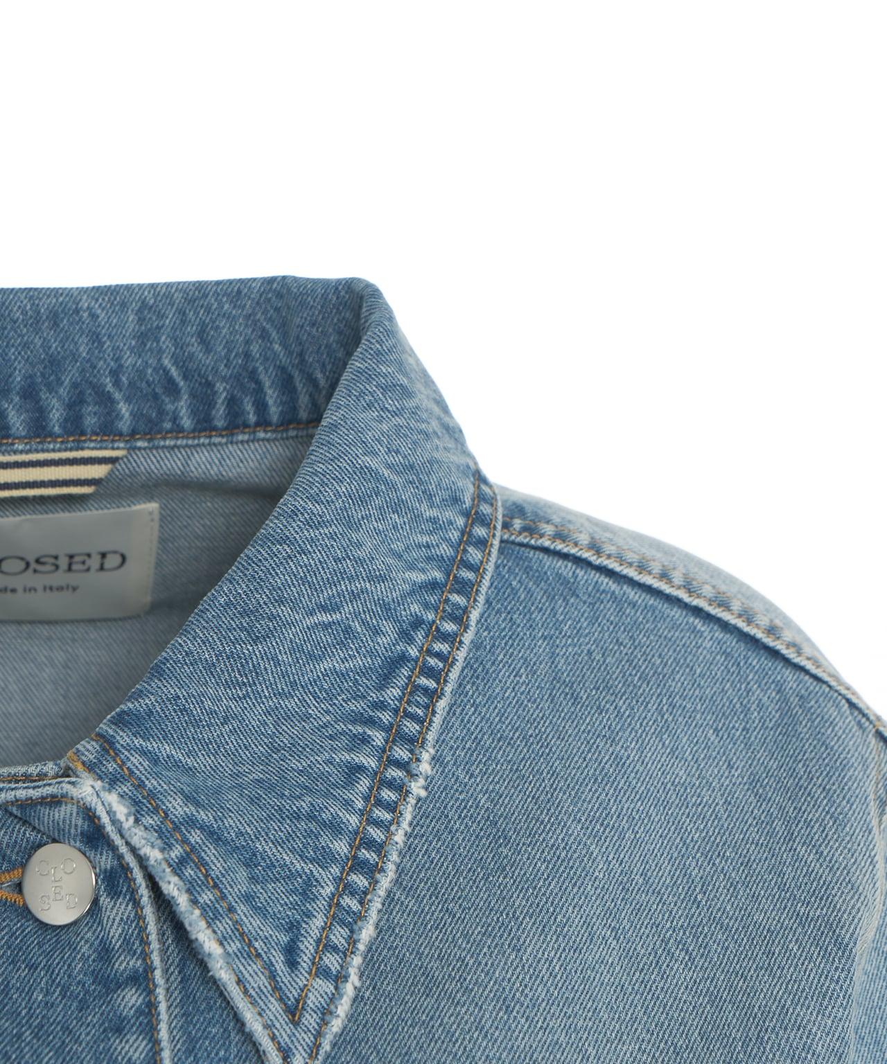 Cropped denim jacket Product Image