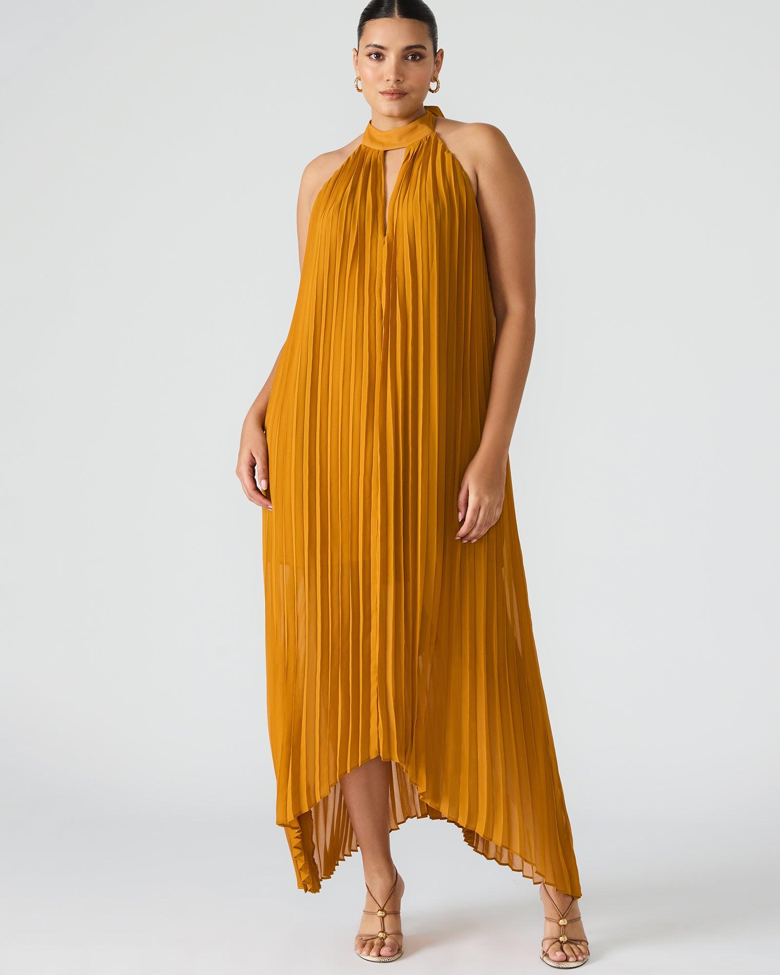 MARAYA DRESS TUSCAN GOLD Female Product Image