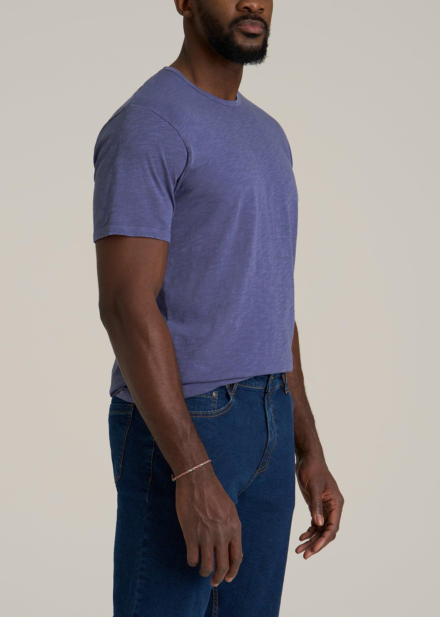 REGULAR-FIT Slub Tee for Tall Men in Future Dusk Male Product Image