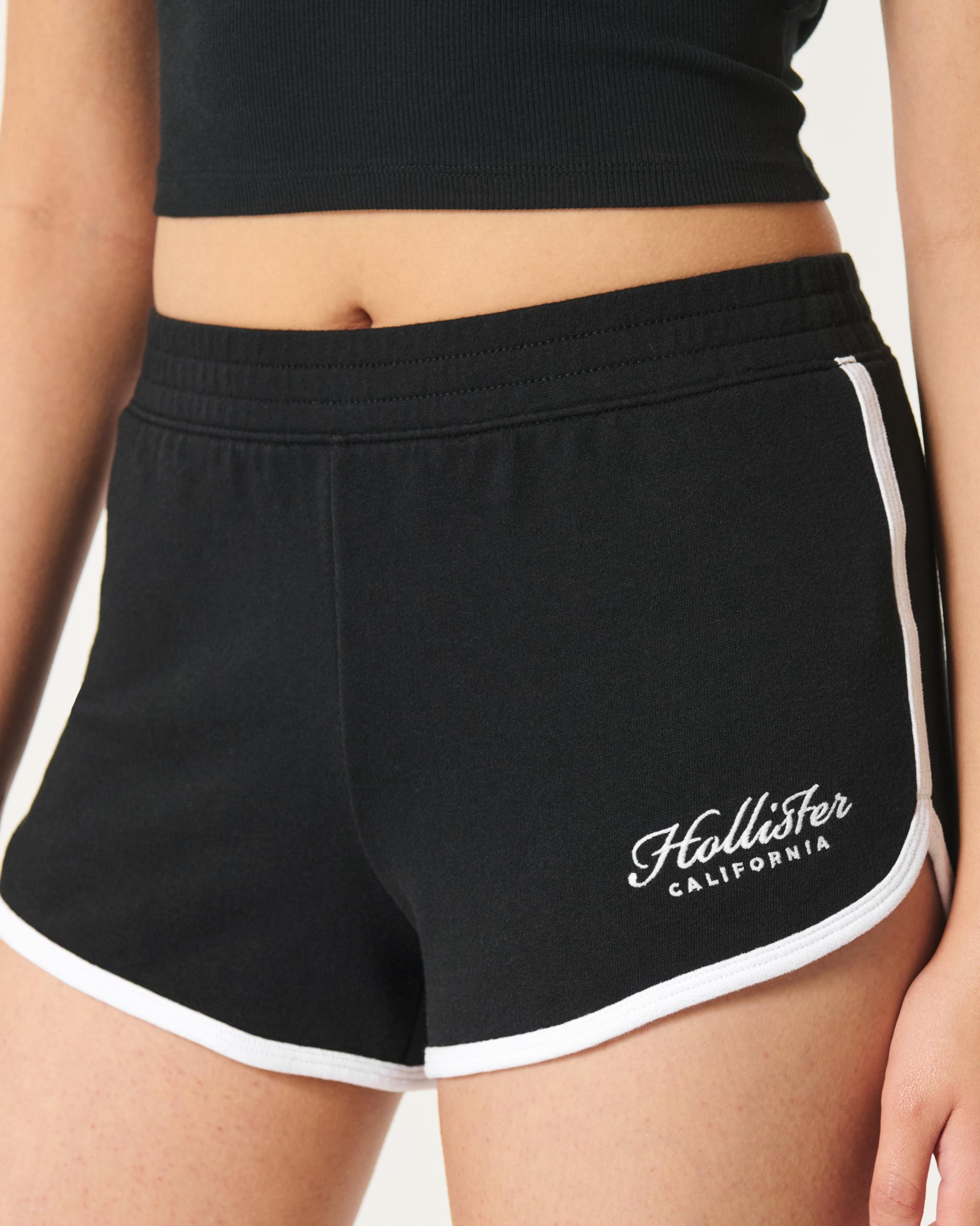 High-Rise Logo Shorts Product Image