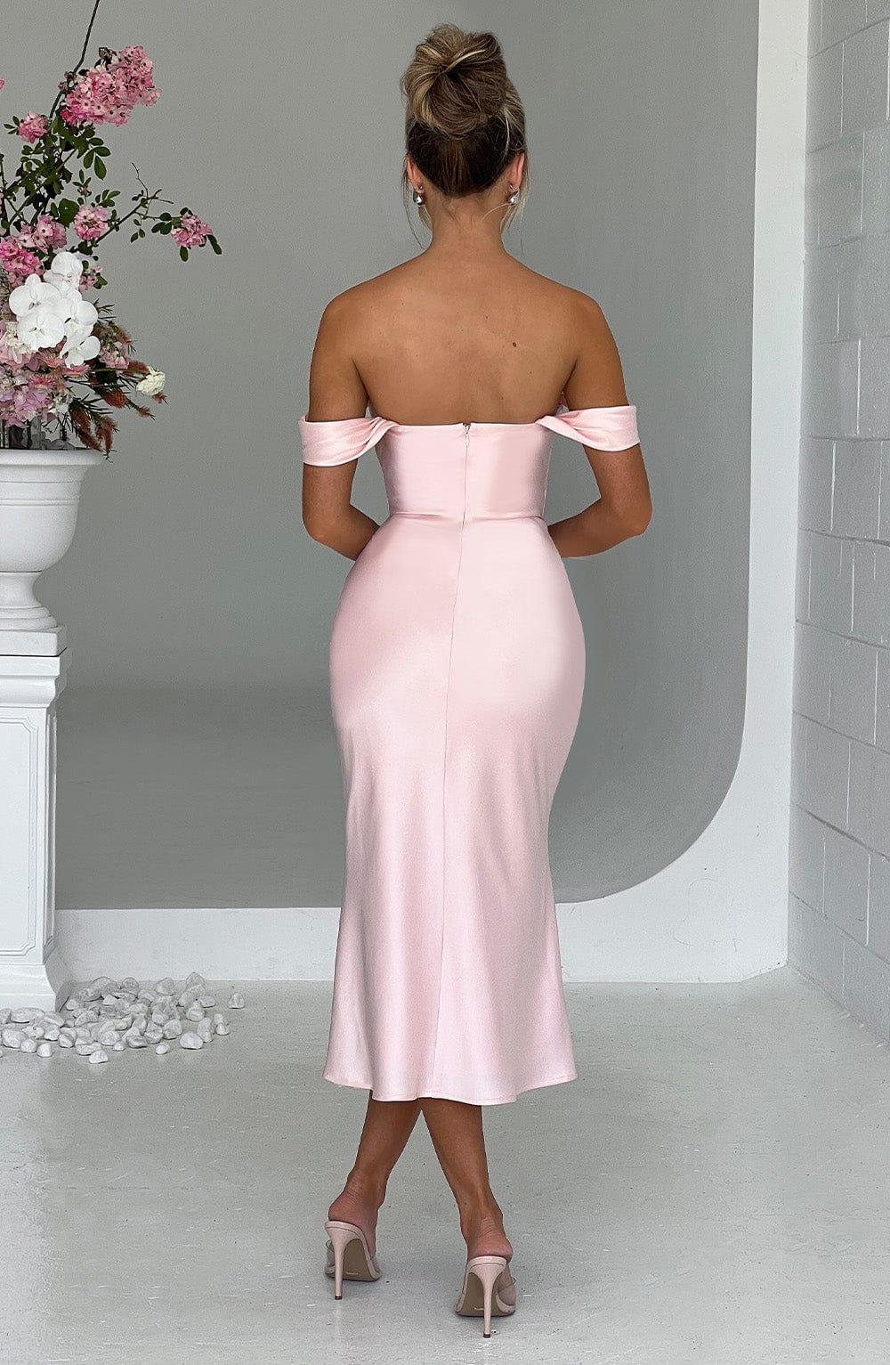 Jennifer Midi Dress - Blush Product Image