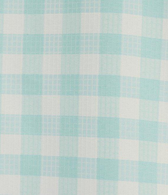 Columbia Anytime Lite Woven Plaid Print Point Collar Sleeveless Button Front Shirt Product Image