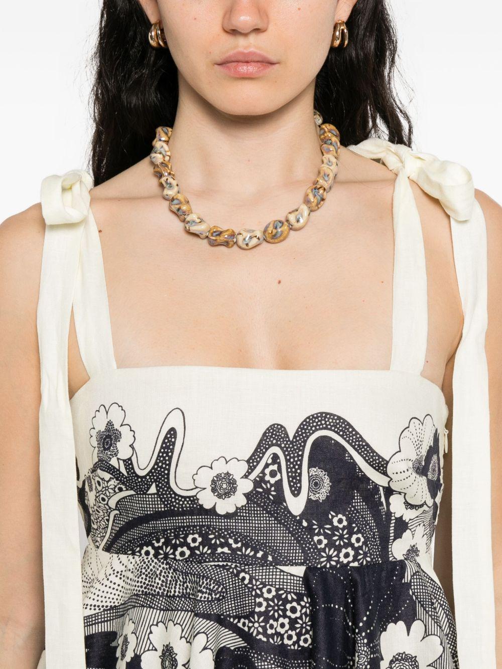 Mickey floral-print mini dress Product Image