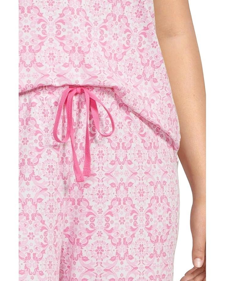 Women's Karen Neuburger Plus Size Sunshine Meadows Elbow-Length Henley Sleepshirt Product Image