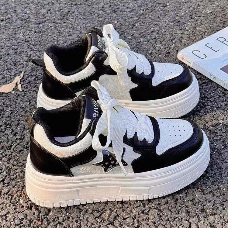 Platform Panel Sneakers Product Image