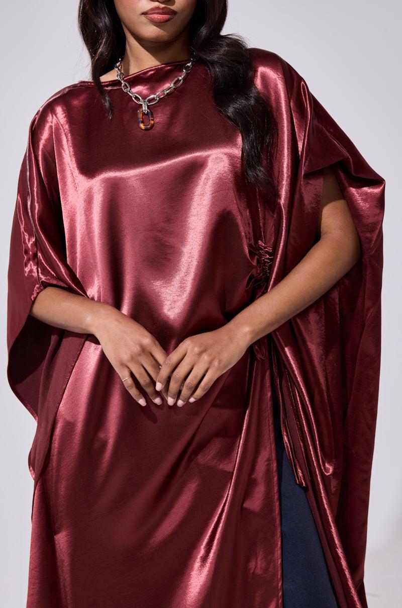 CLARA SIDE RUCHED BLOUSE Product Image