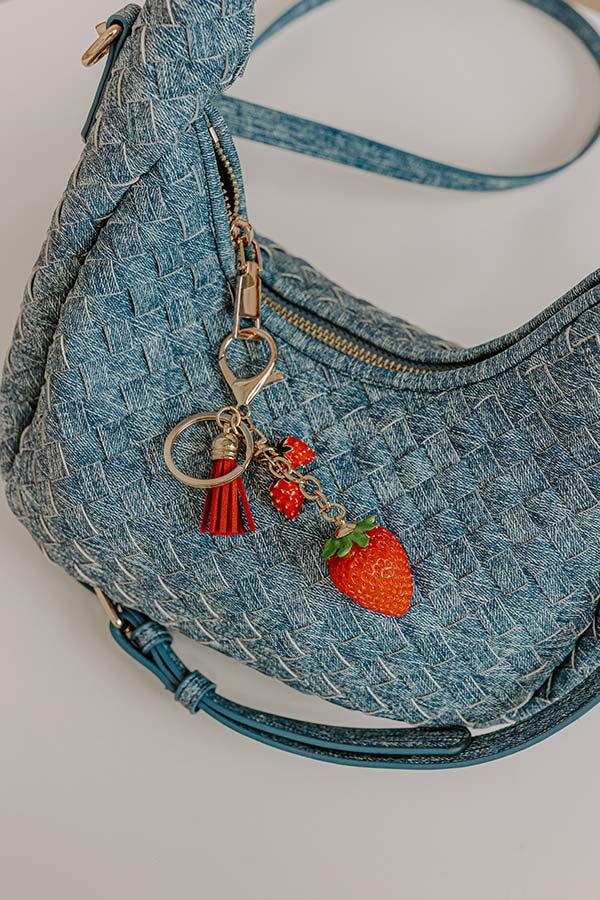 Strawberry Kisses Keychain Bag Charm Product Image