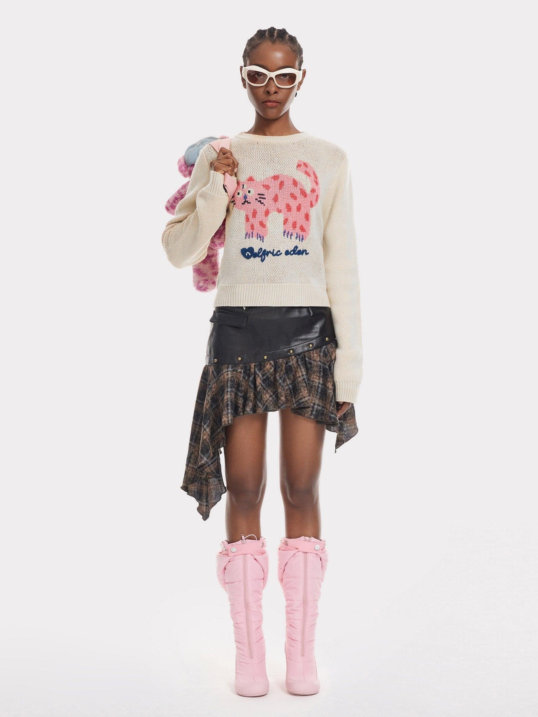 Aelfric Eden Kitten Crop Sweater @iggybellyy Product Image