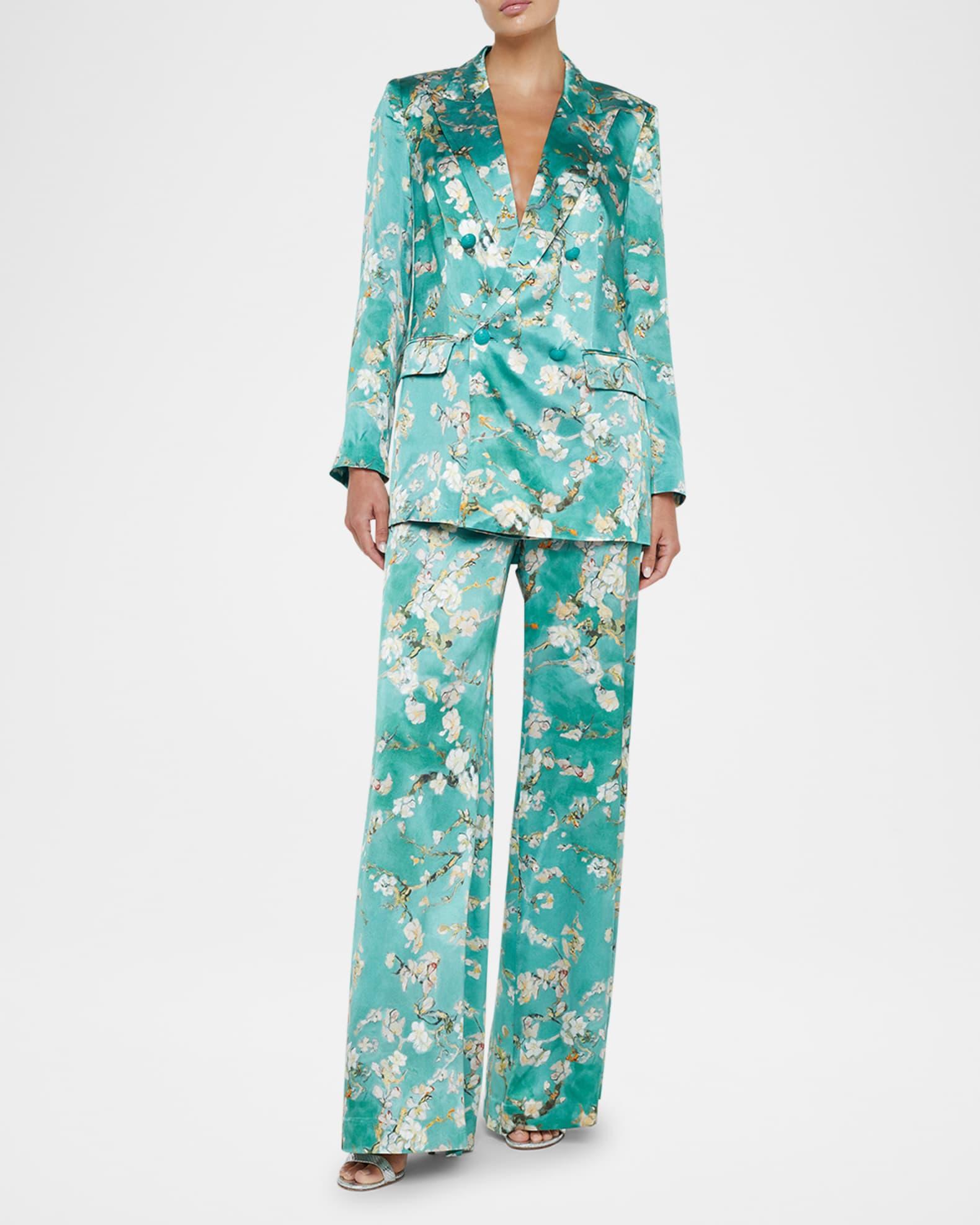 Cherry Blossom Taryn Double-Breasted Blazer Product Image