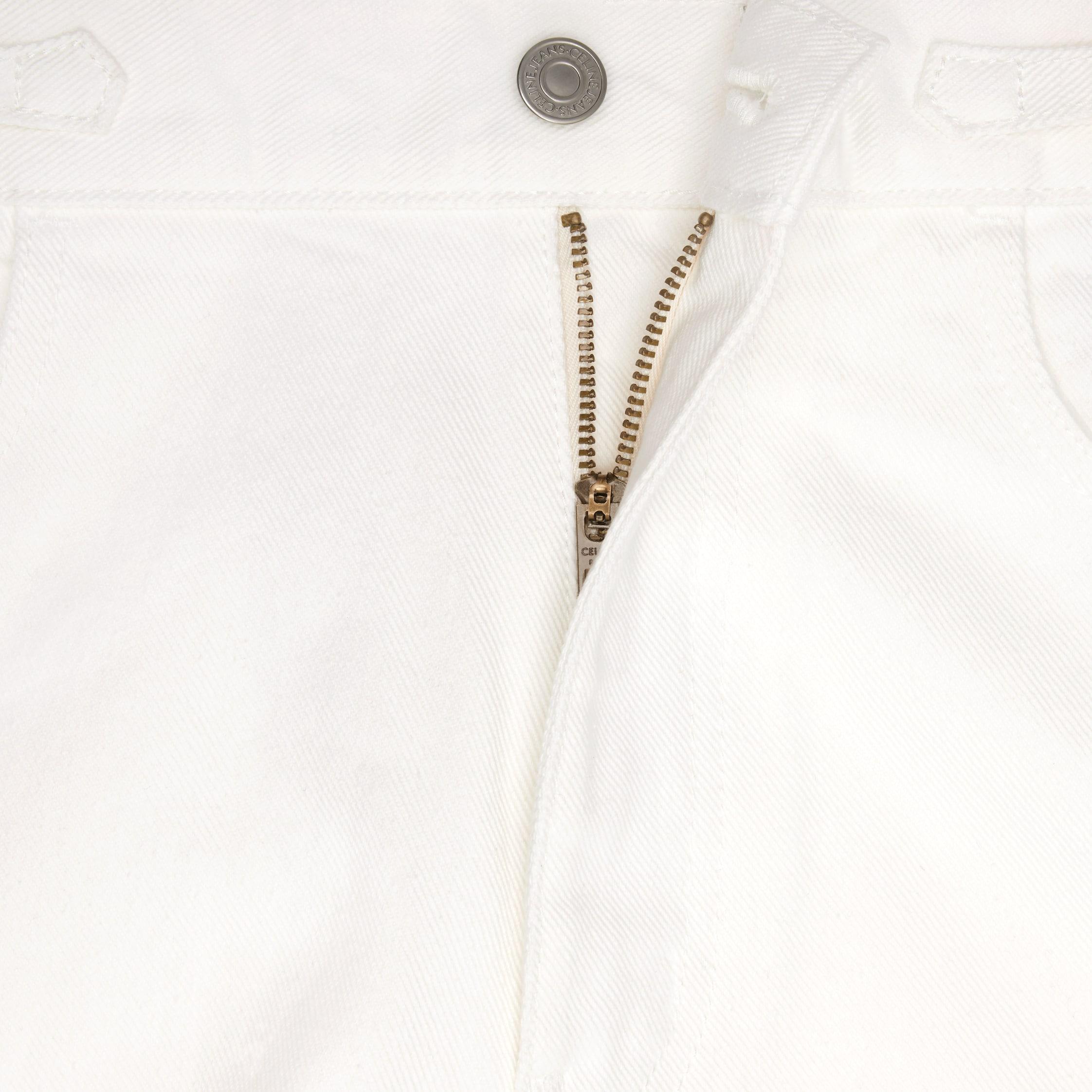 Jane flared jeans in optic white wash denim Product Image