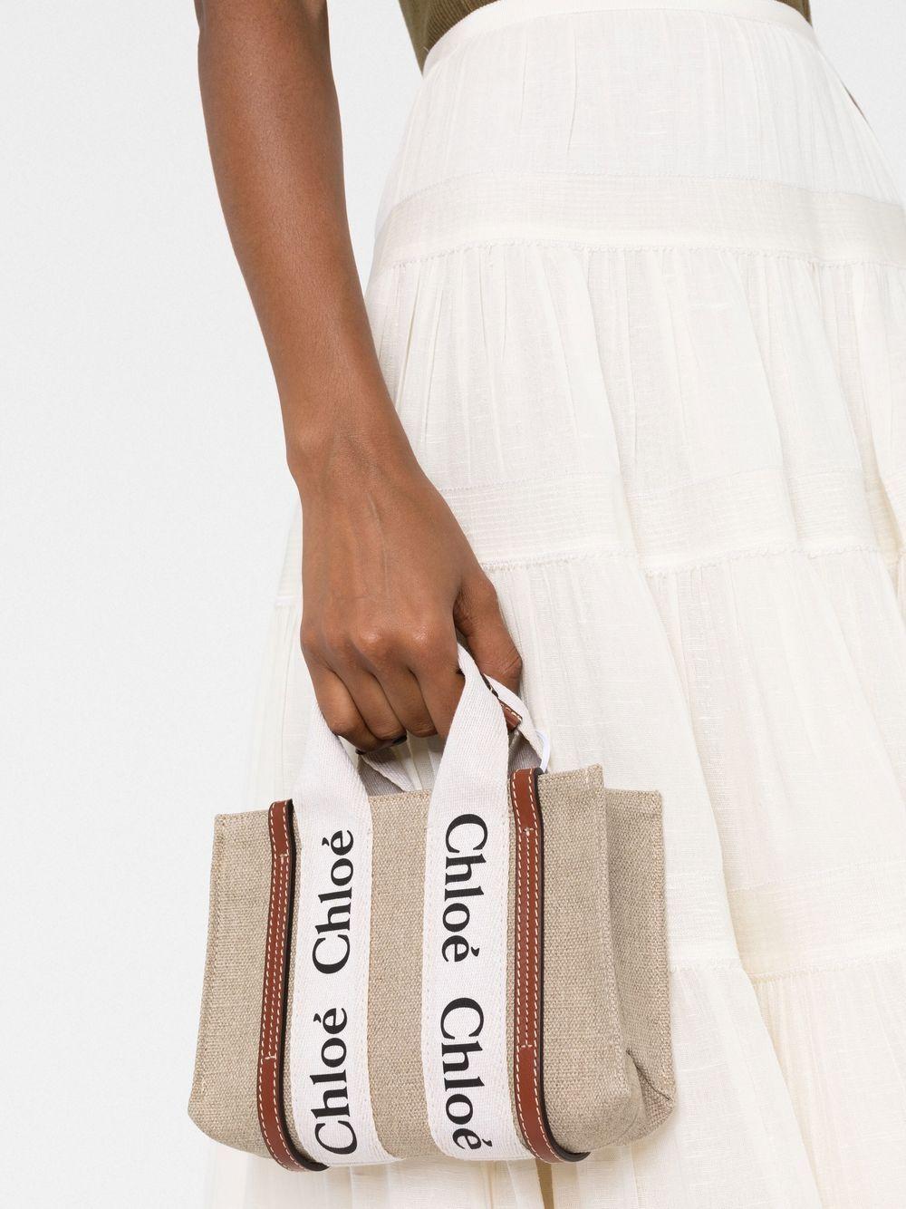 Woody linen tote bag Product Image