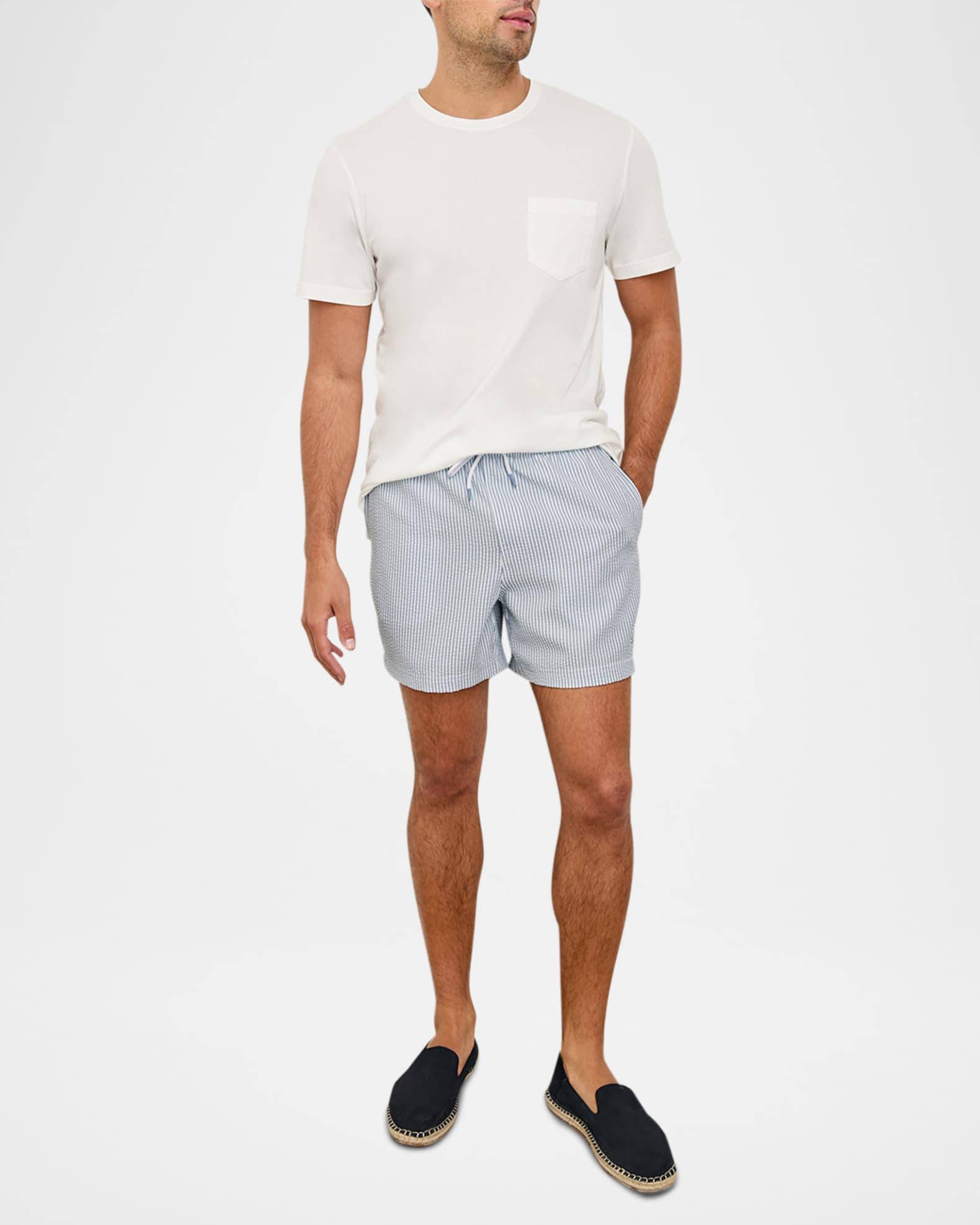 Men's La Brea Stripe Seersucker Swim Trunks Product Image