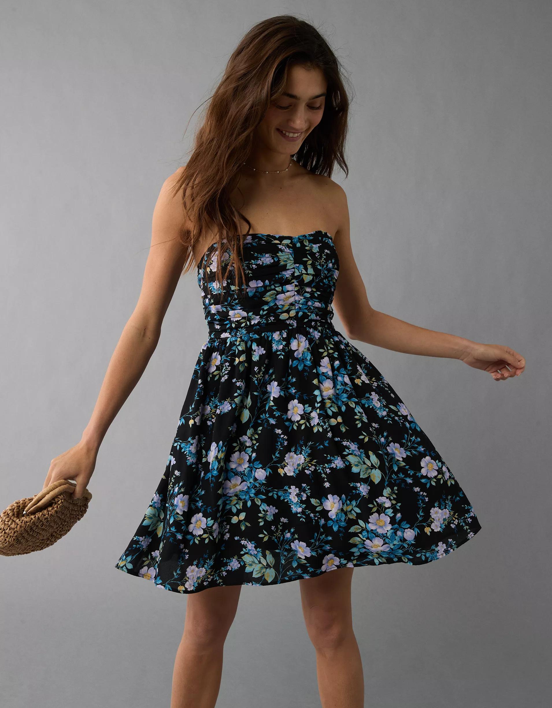 AE Pleated Mini Dress Product Image