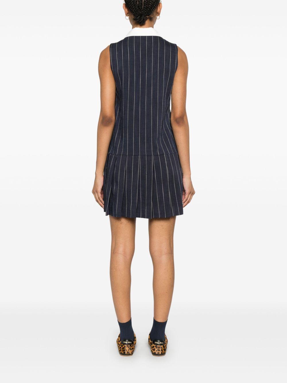 striped mini dress Product Image