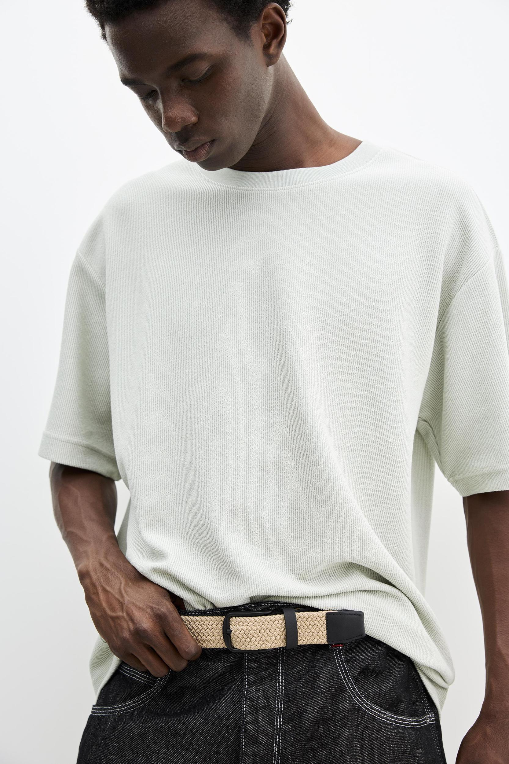 Braided fabric stretch belt Product Image