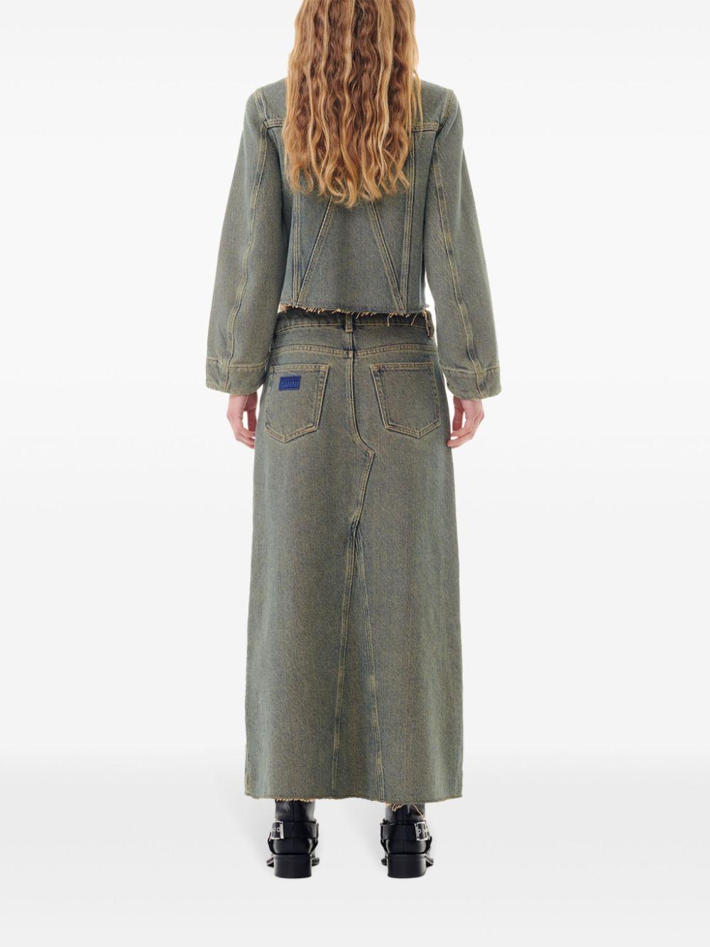 long denim skirt  Product Image