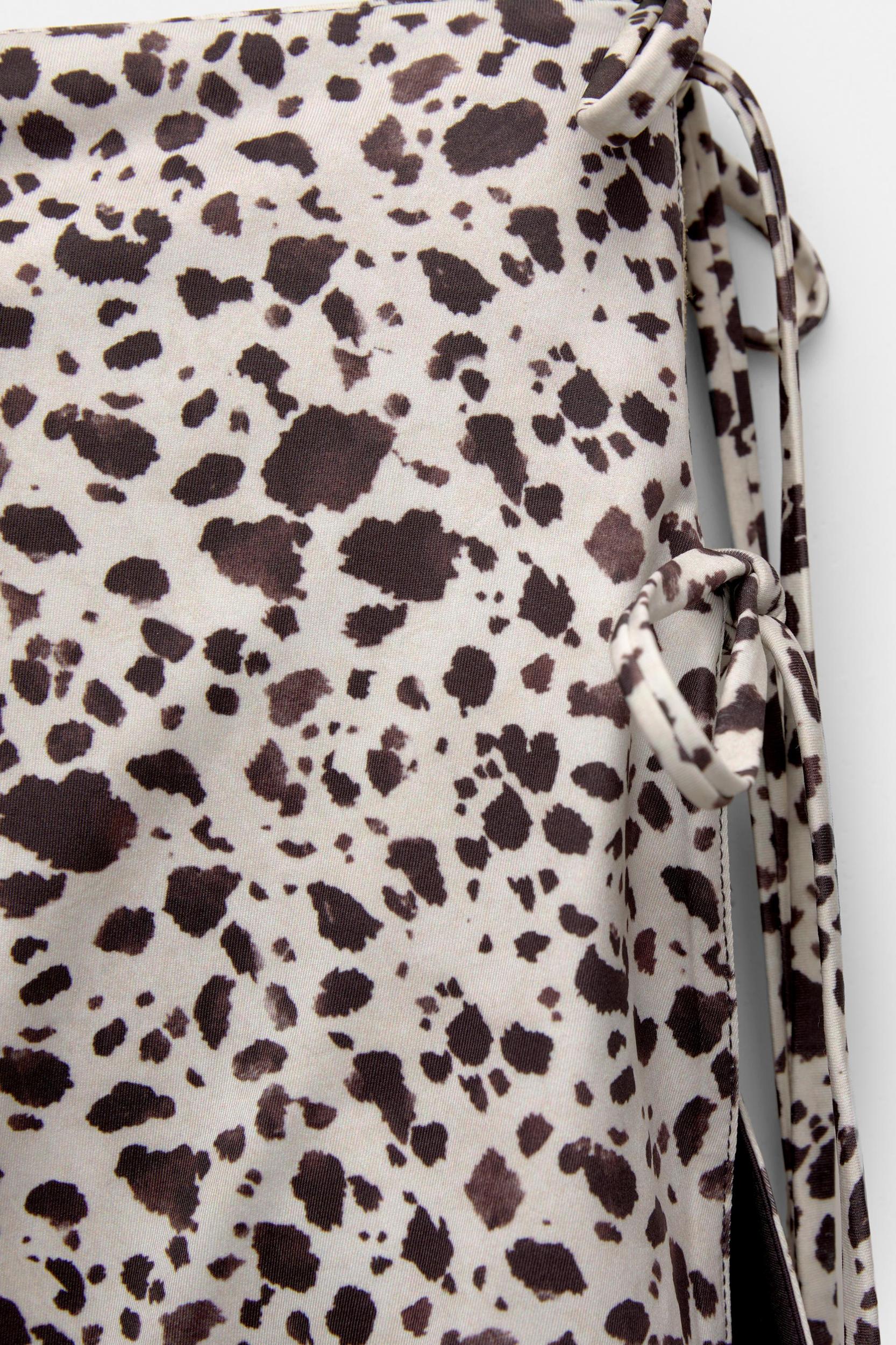 Cow sarong mini skirt Product Image