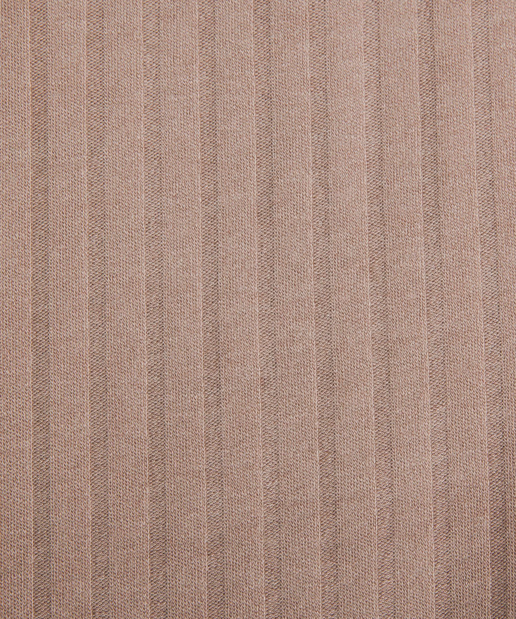 Ribbed Wool Turtleneck Sleeveless Bodysuit Product Image