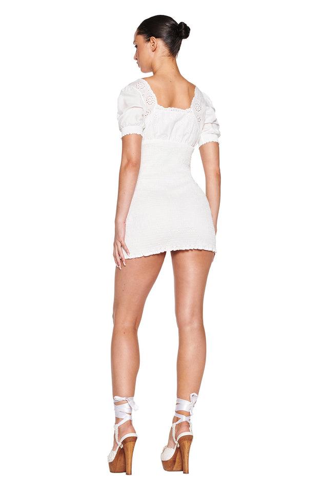 LEVI MINI DRESS - WHITE Product Image