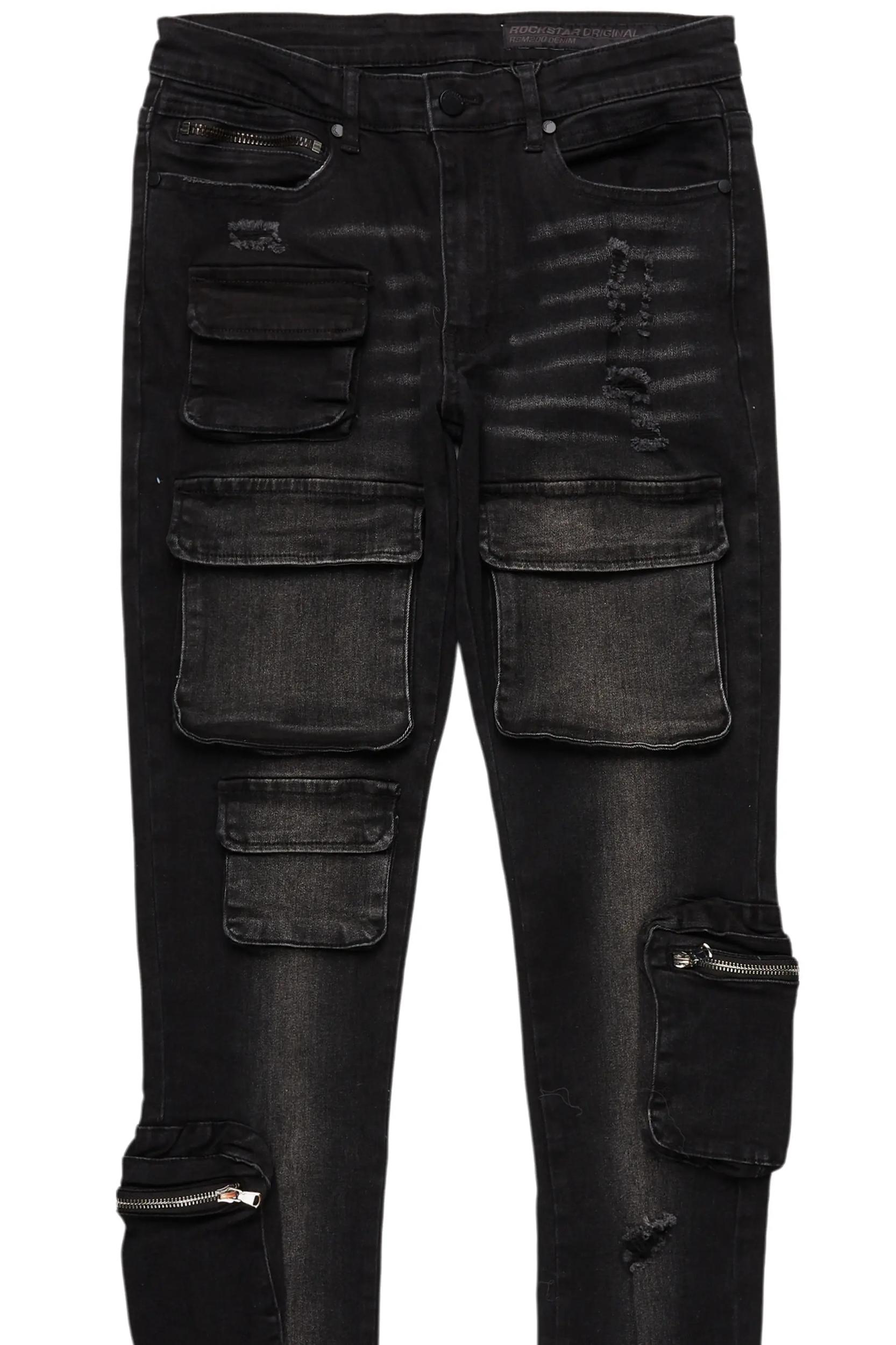 Korol Black Skinny Fit Jean Male Product Image