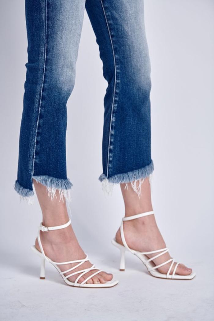 Cropped Flare Jeans Product Image