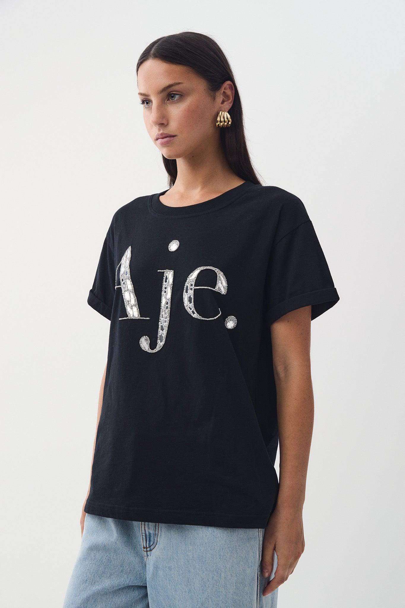 Glider Embellished Logo Tee Product Image