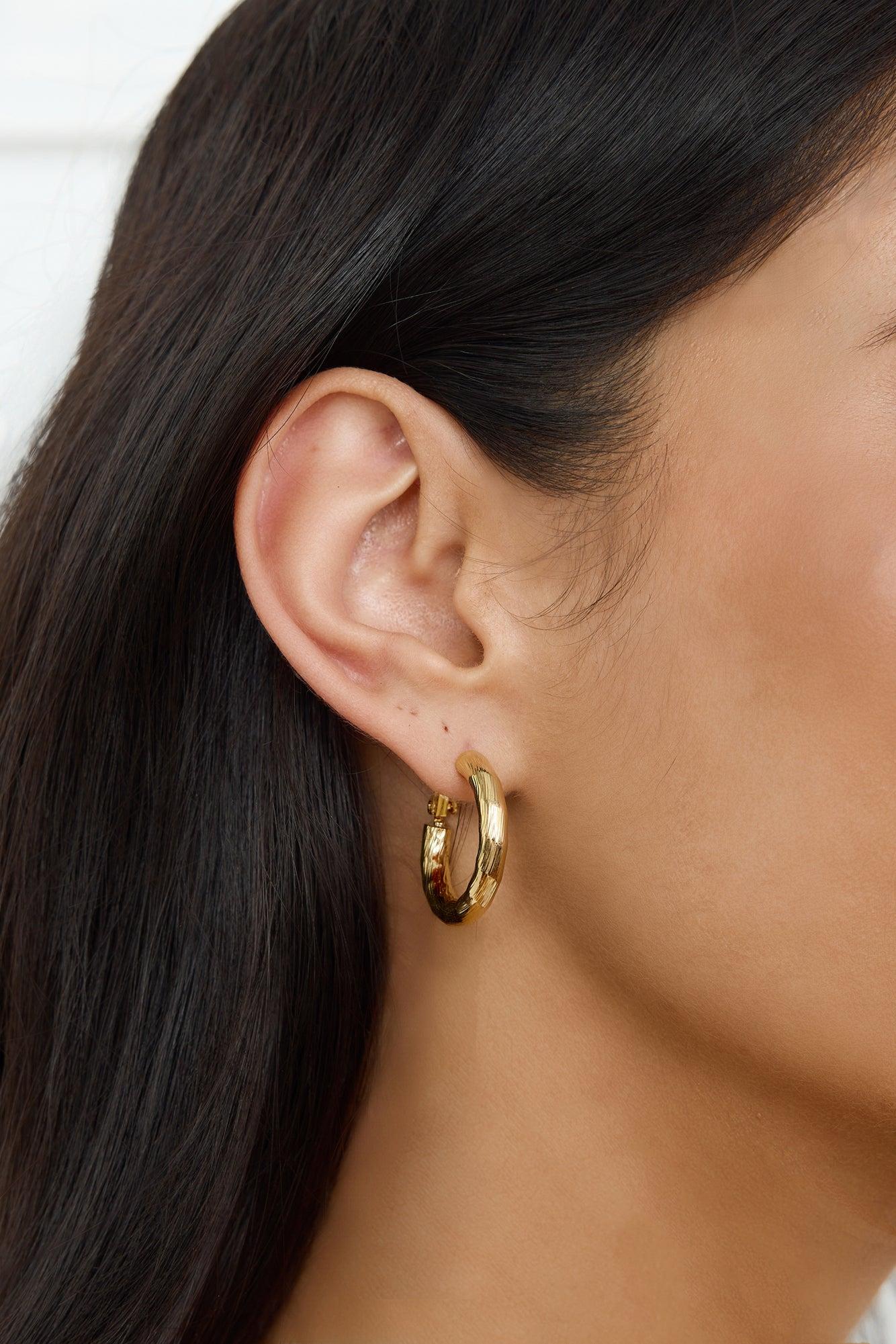 Through My Eyes Earrings Gold Product Image