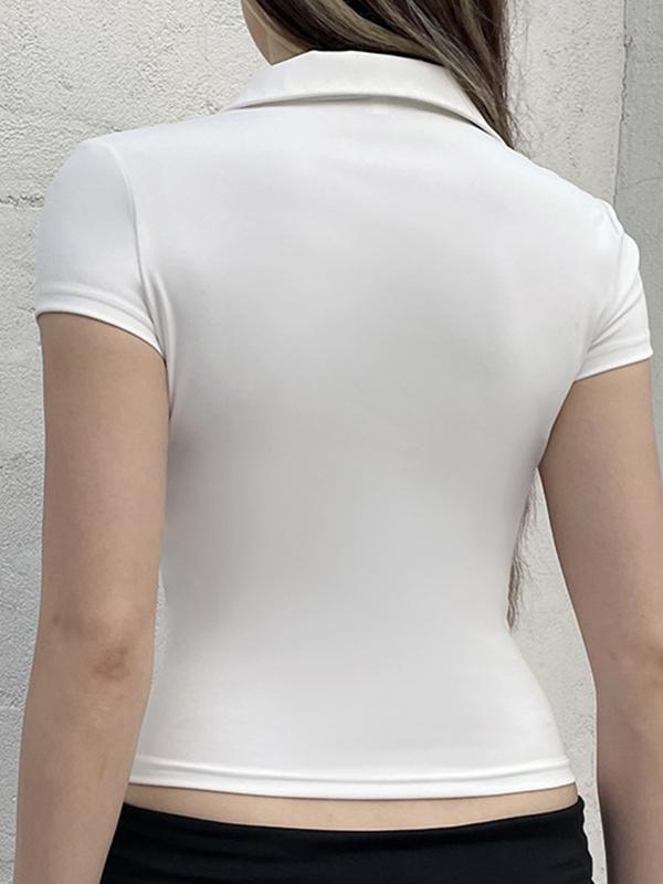 Short Sleeve Tee in Solid Colour Product Image