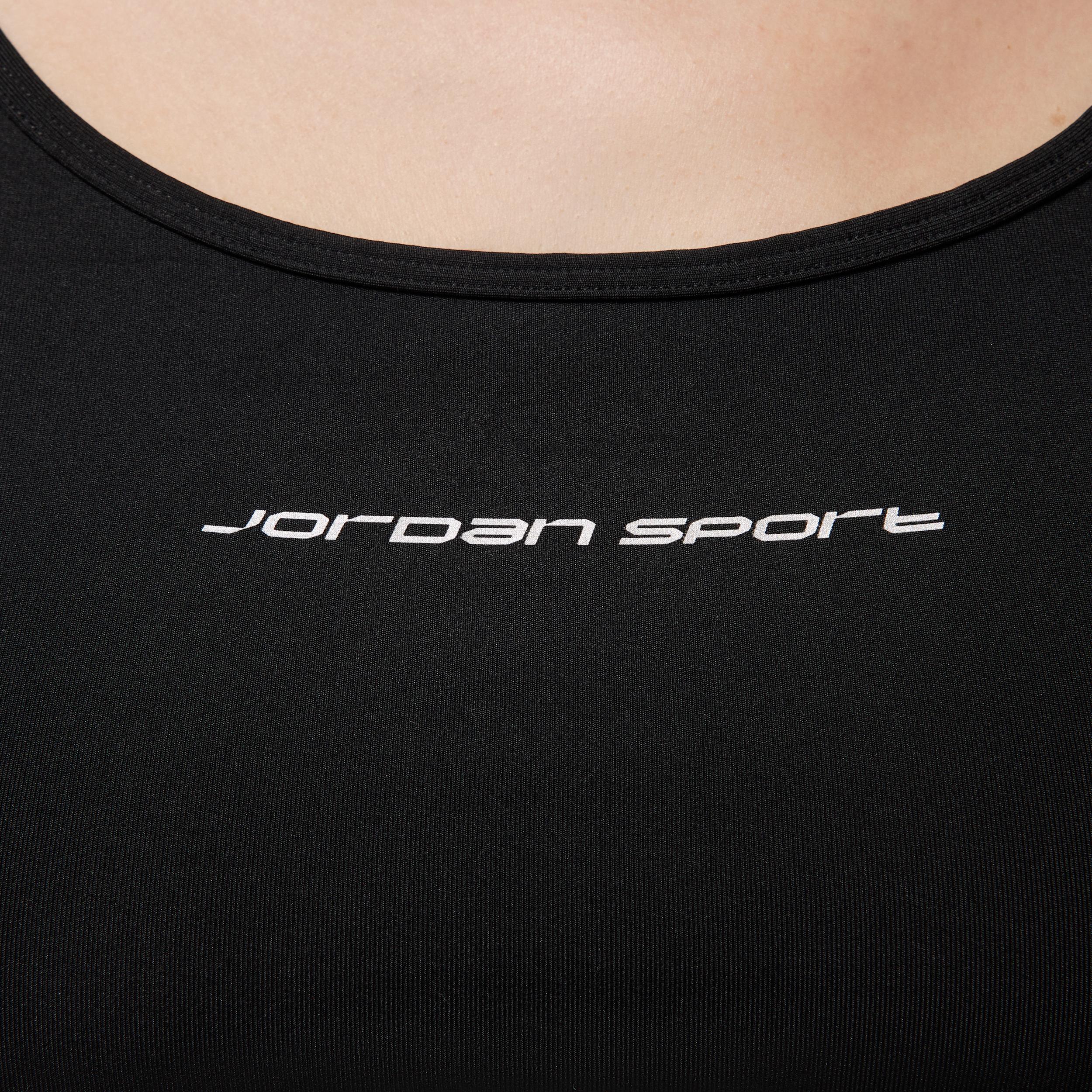 Womens Jordan Sport Short-Sleeve Knit Crop Top | HJ0070-010 Product Image