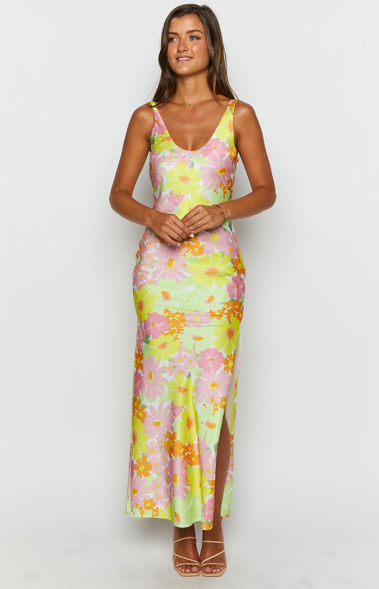 Jovie Yellow Floral Maxi Dress Baby Product Image