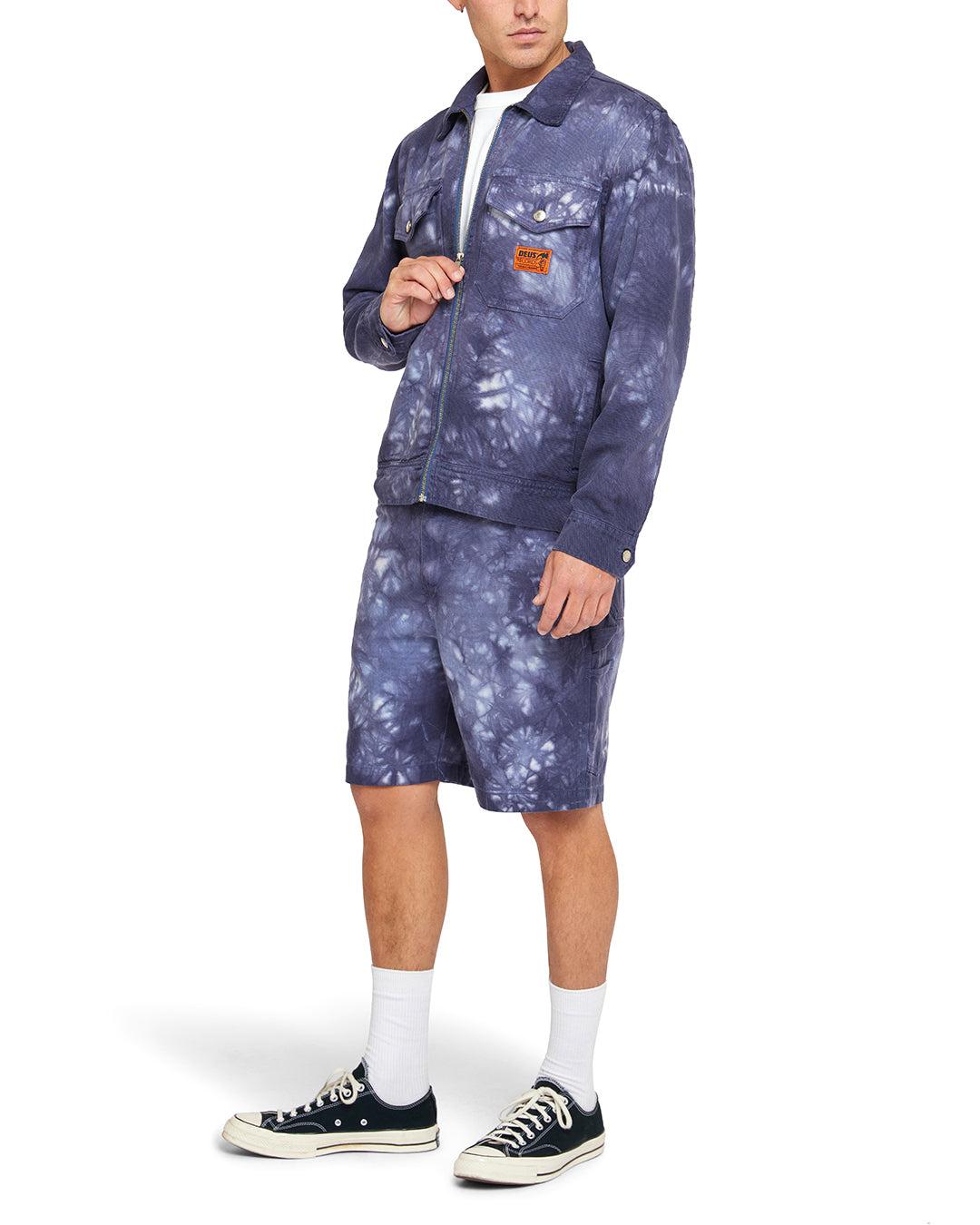 Ortiz Tie Dye Jacket - Indigo Product Image