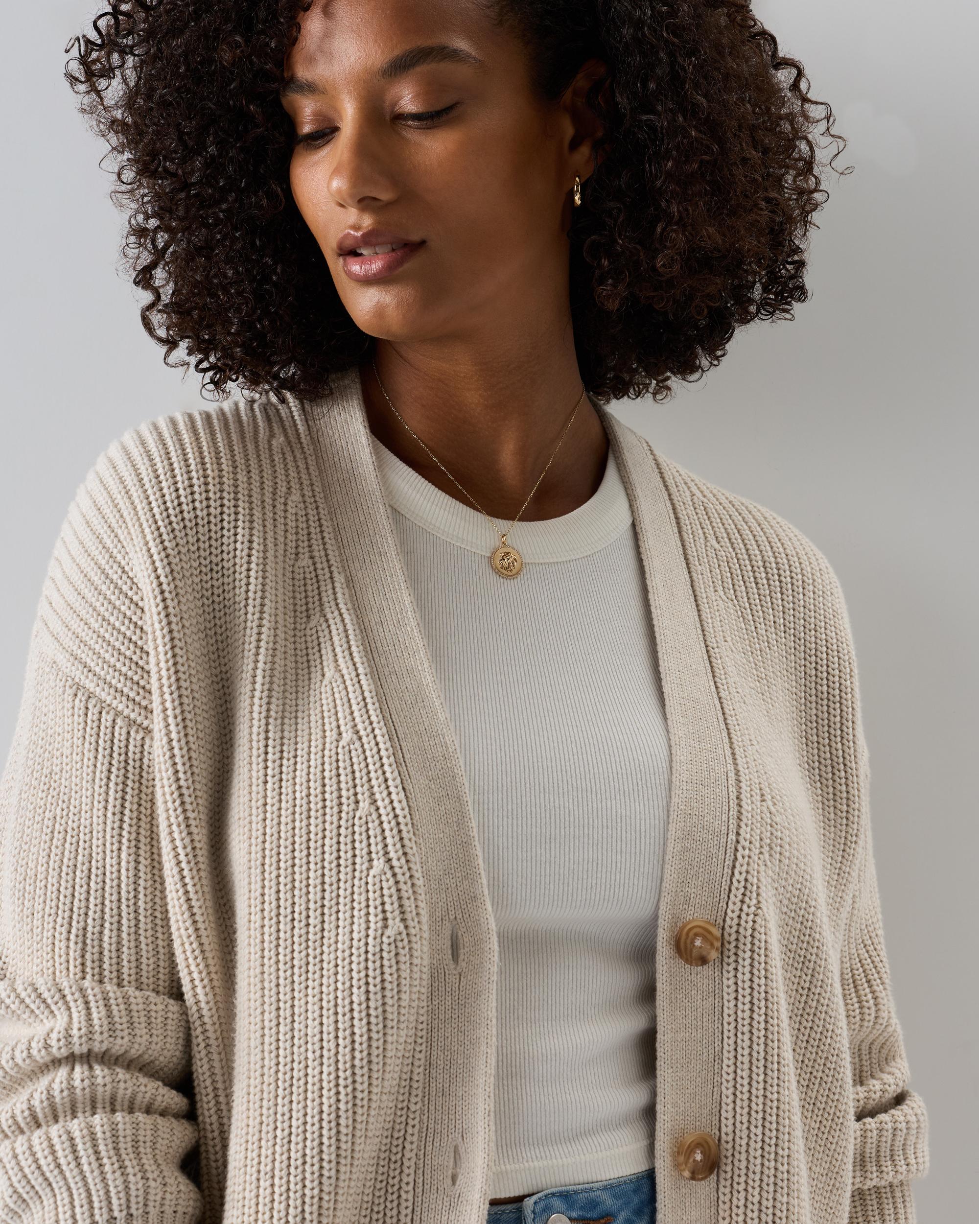 Quince | Women's 14K Gold Pave Zodiac Medallion Charm Product Image