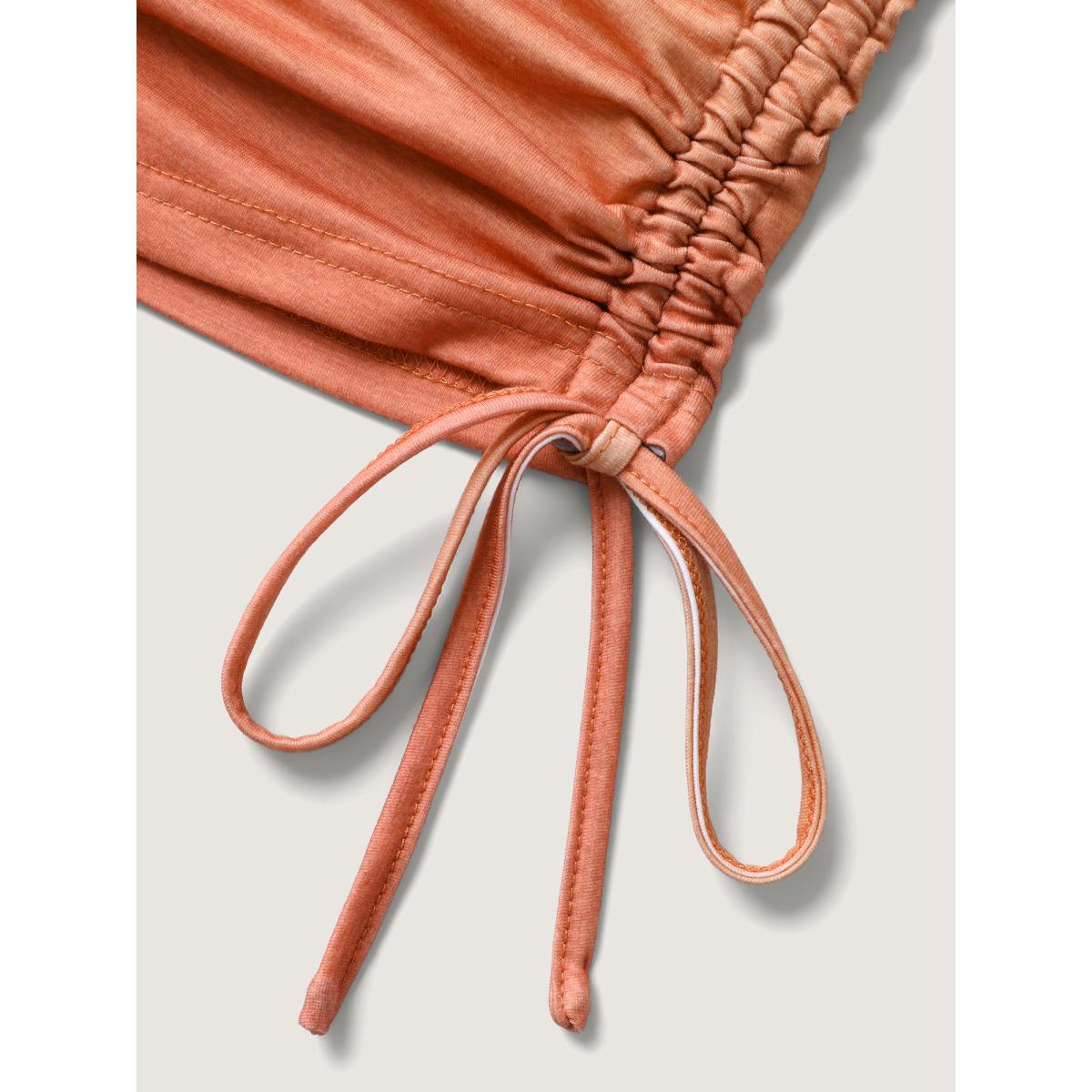 Plus Size Ombre Vacation Ready T-Shirt Multicolor Women Leisure Round Neck Casual T-shirts BloomChic 22-24/3X Product Image