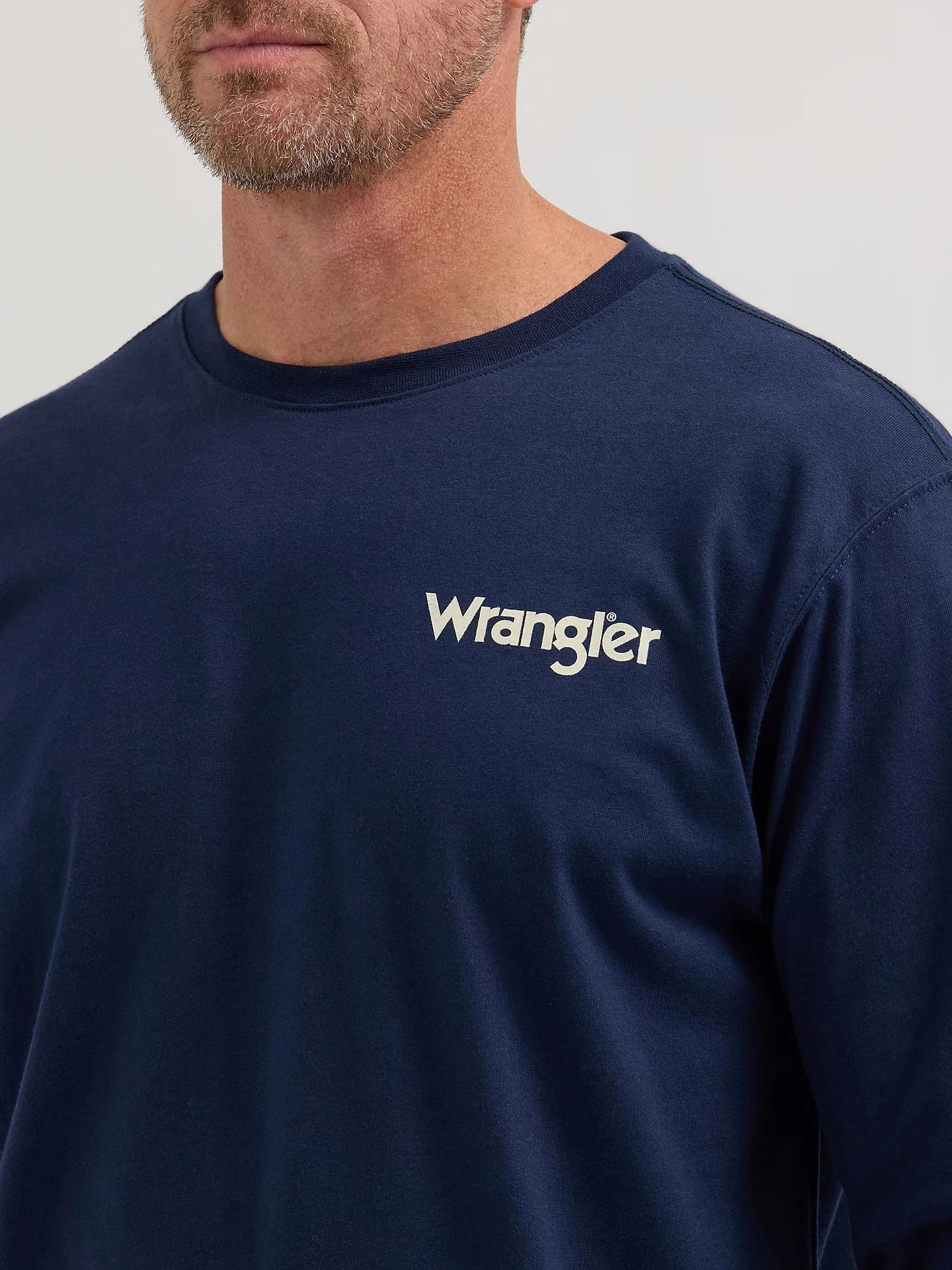 Wrangler® FR Flame-Resistant Long Sleeve Back Graphic T-Shirt | Men's SHIRTS | Wrangler® Product Image