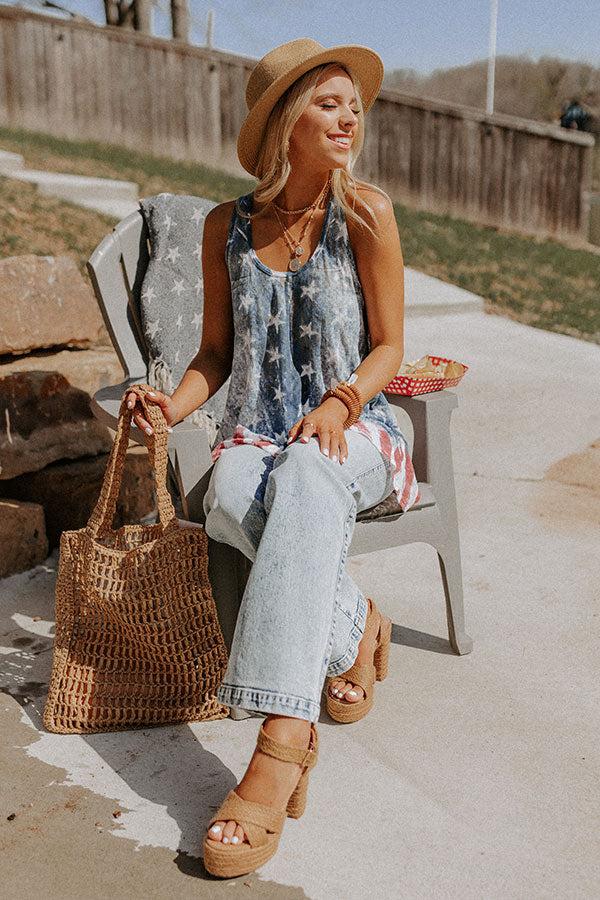 Red, White, And Blessed Shift Tank Product Image