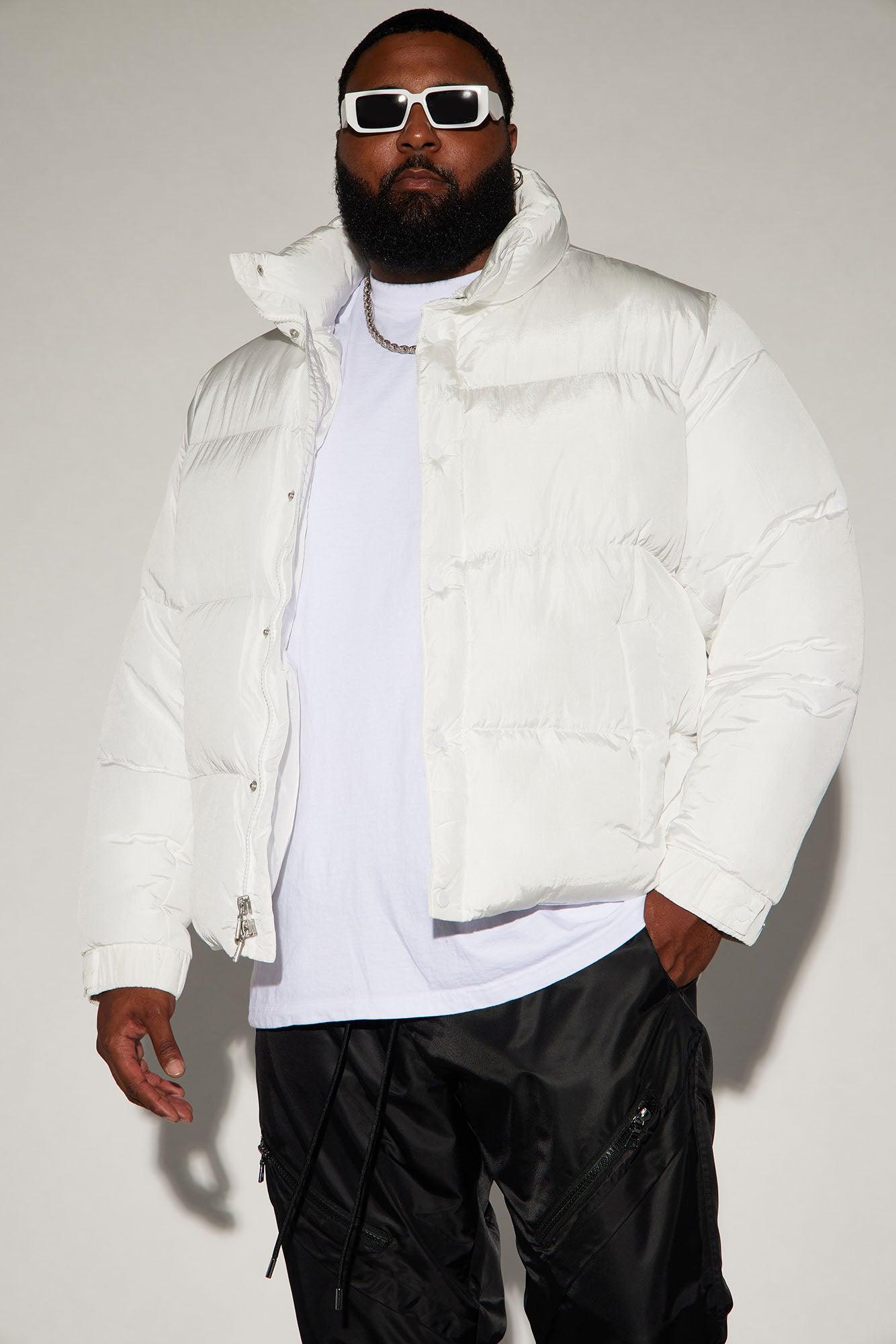 Fairmont Nylon Puffer Jacket - White Product Image