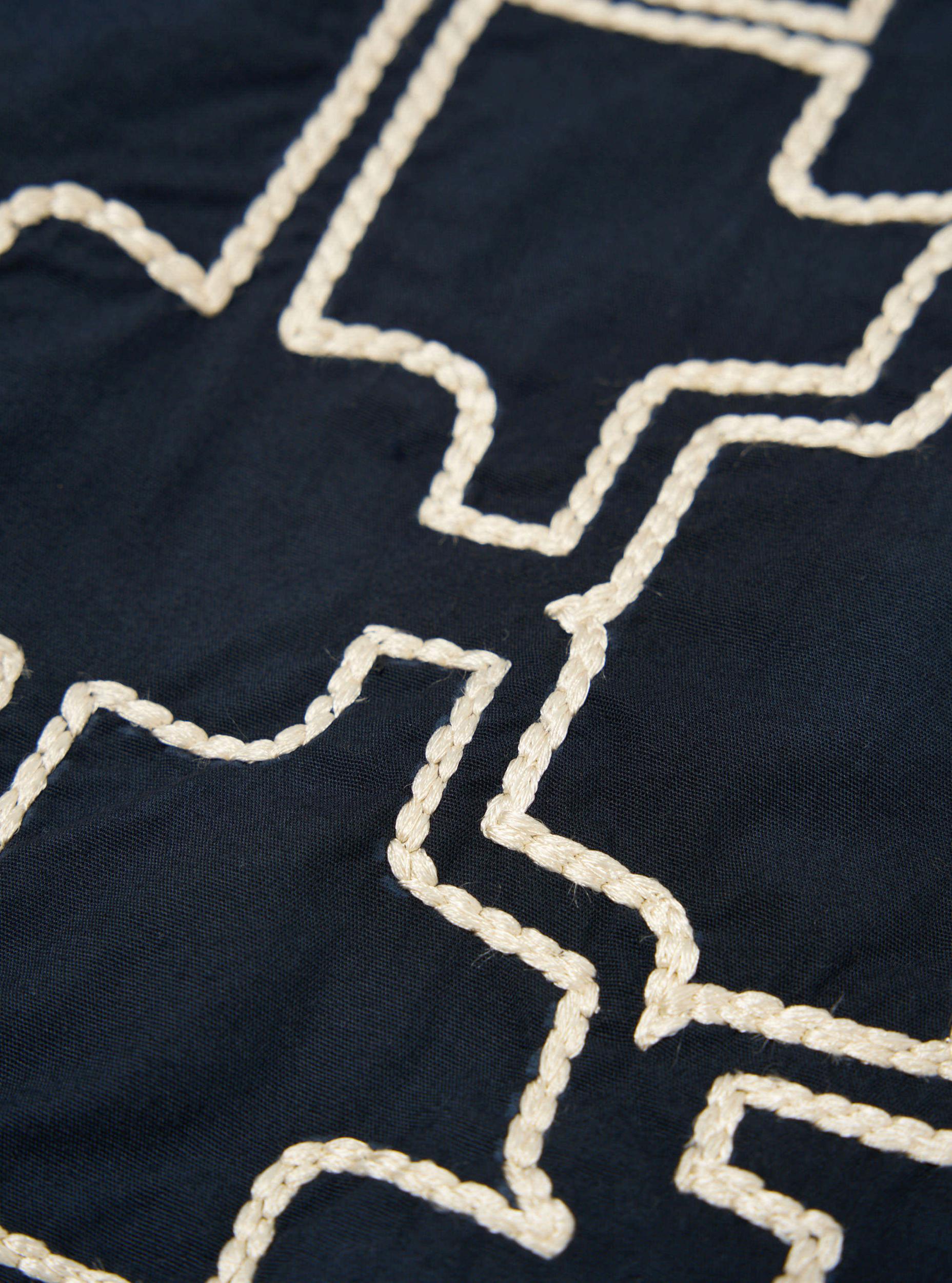 Universal Works Club Jacket in Navy Mitla Broadcloth Product Image