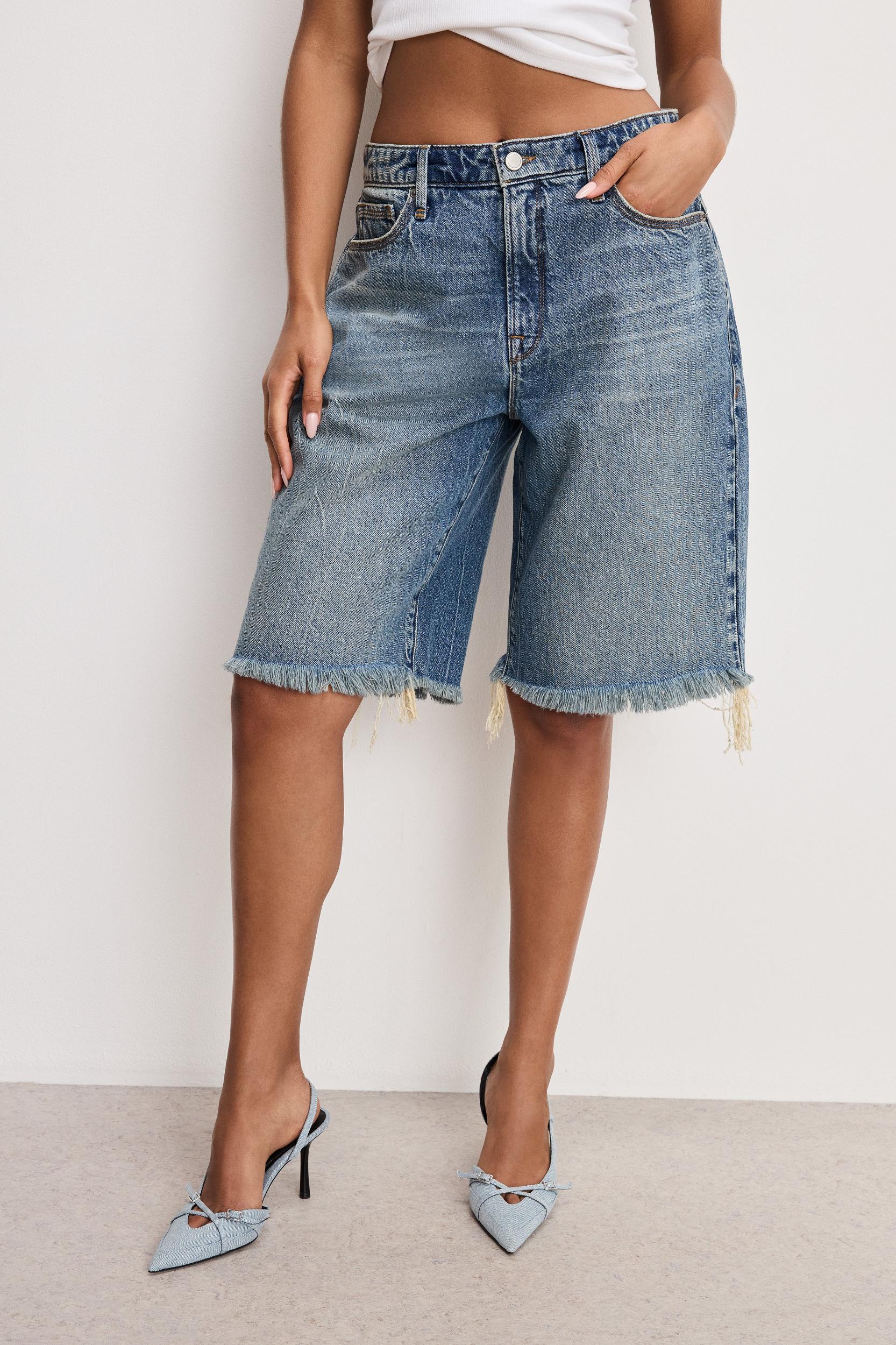 GOOD EASE BERMUDA SHORTS | INDIGO808 Product Image
