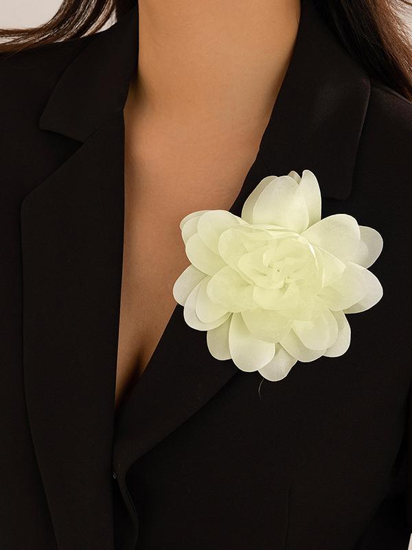 Three-Dimensional Flower Brooch Accessories Product Image