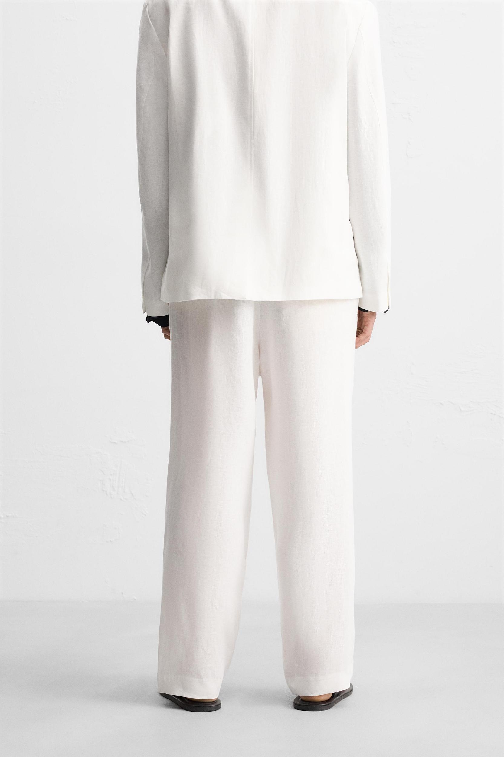 100% LINEN SUIT PANTS Product Image