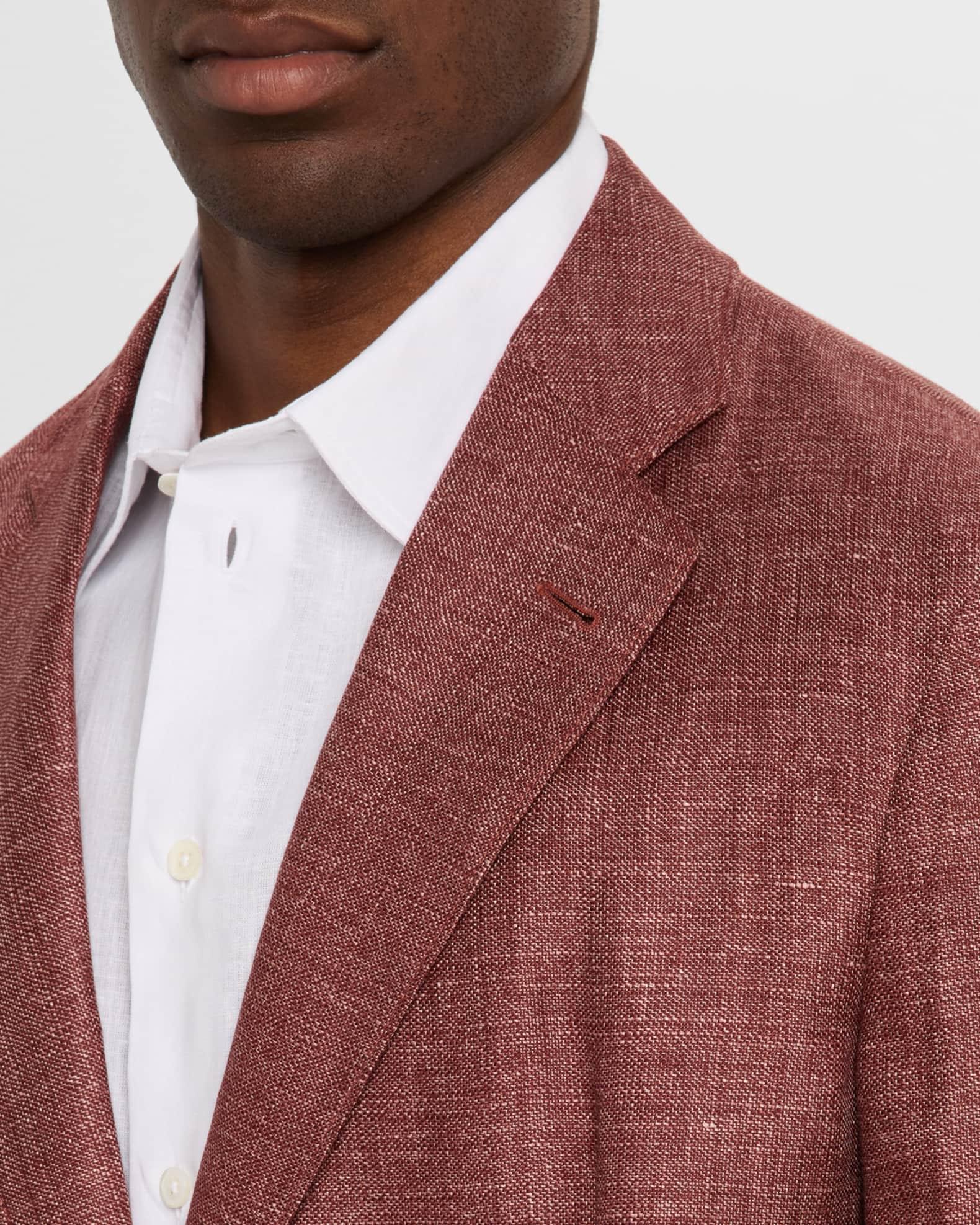 Men's Linen and Wool Soft Single-Breasted Sport Coat Product Image