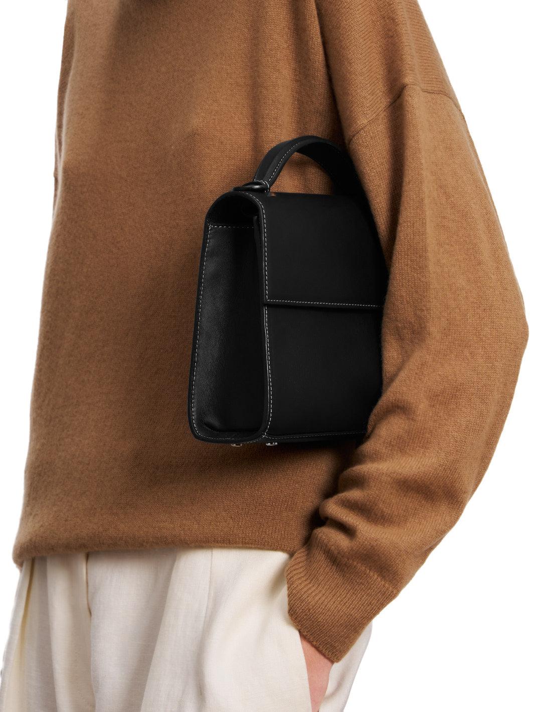 The Medium Top Handle in Nappa Product Image