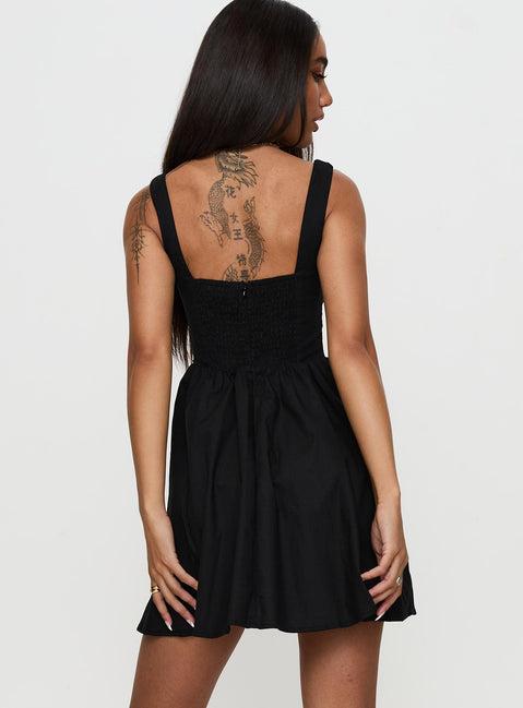 Martie Mini Dress Black Product Image