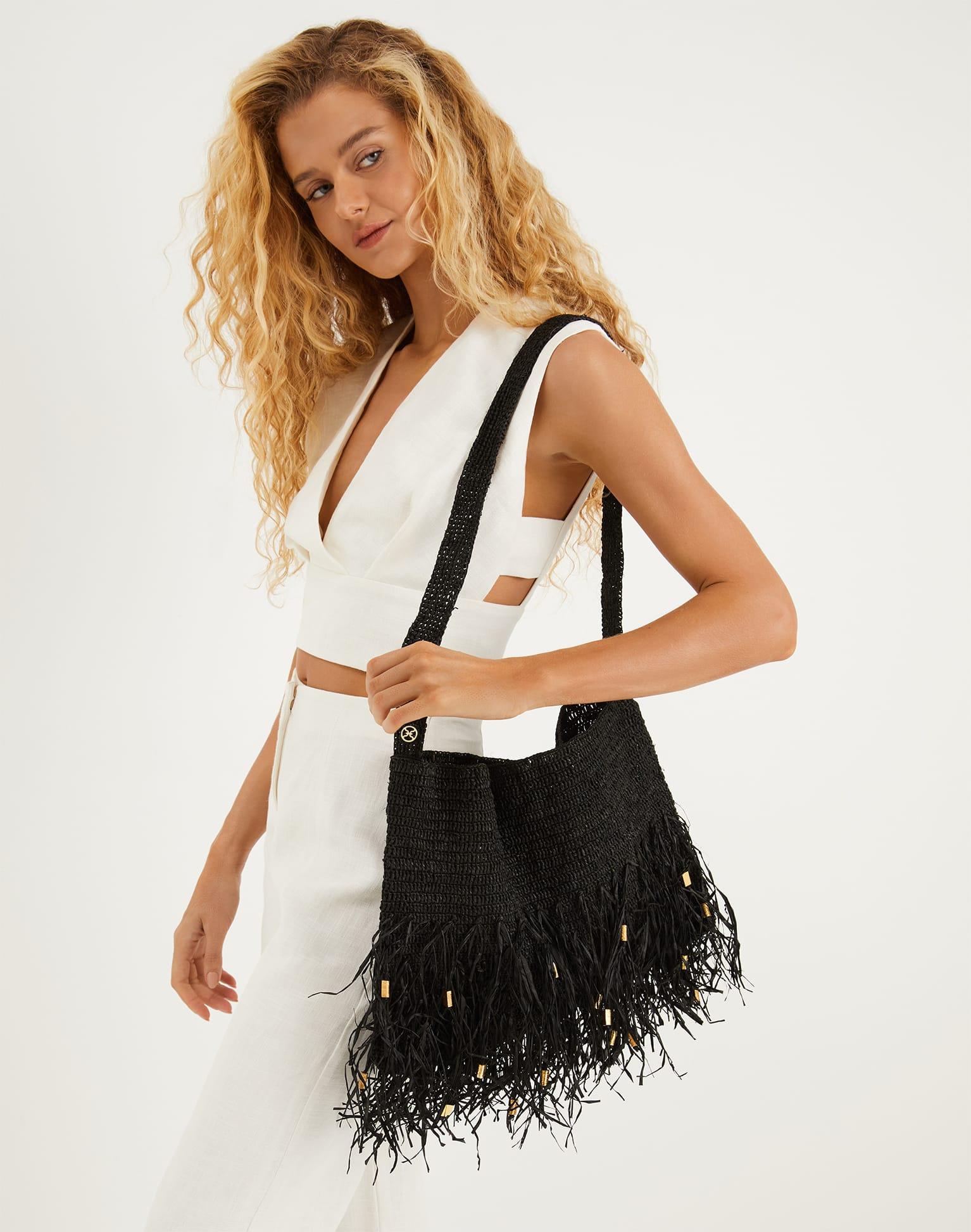 Fringe Bag - Black Product Image